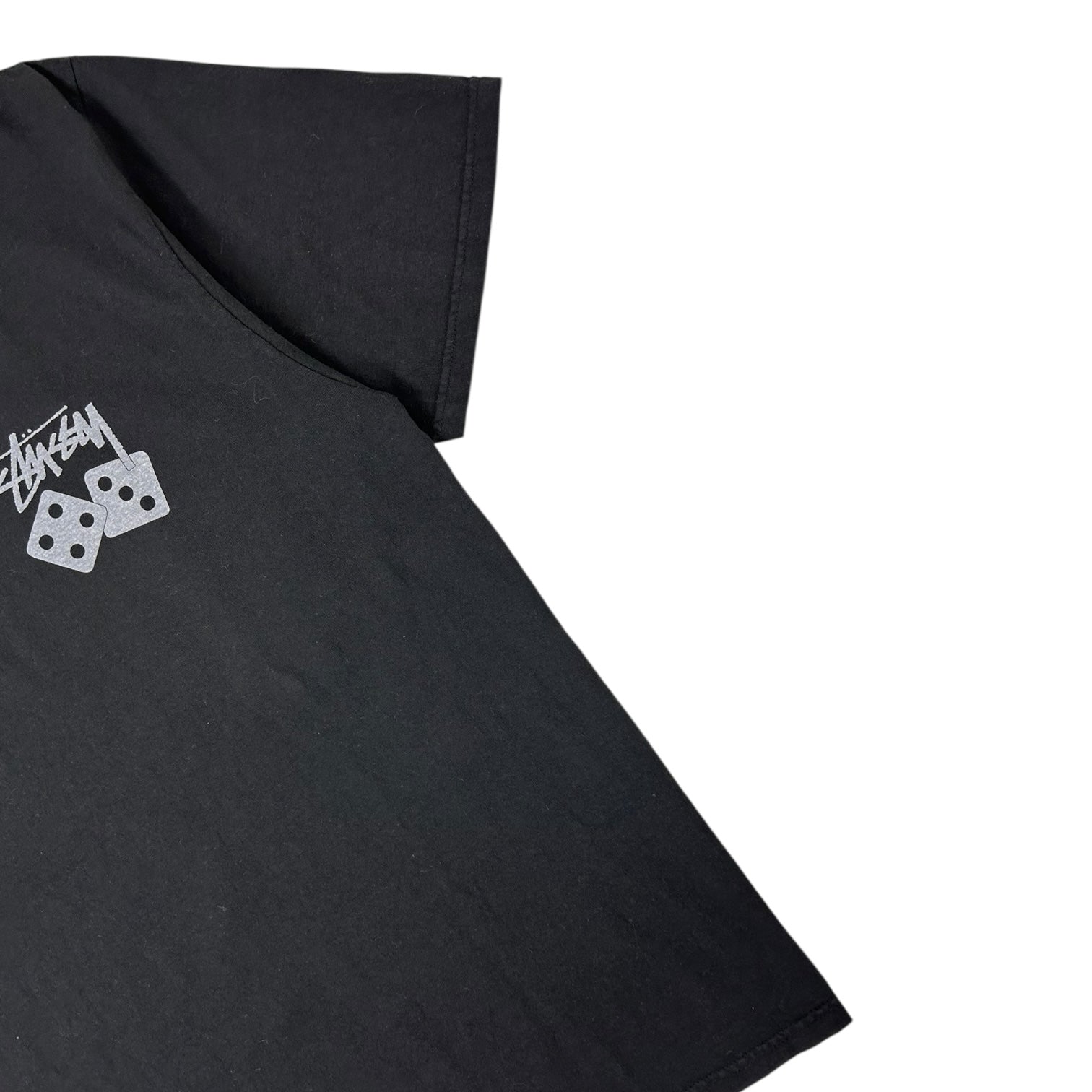 Stussy Dice Pigment Dyed T-Shirt Black