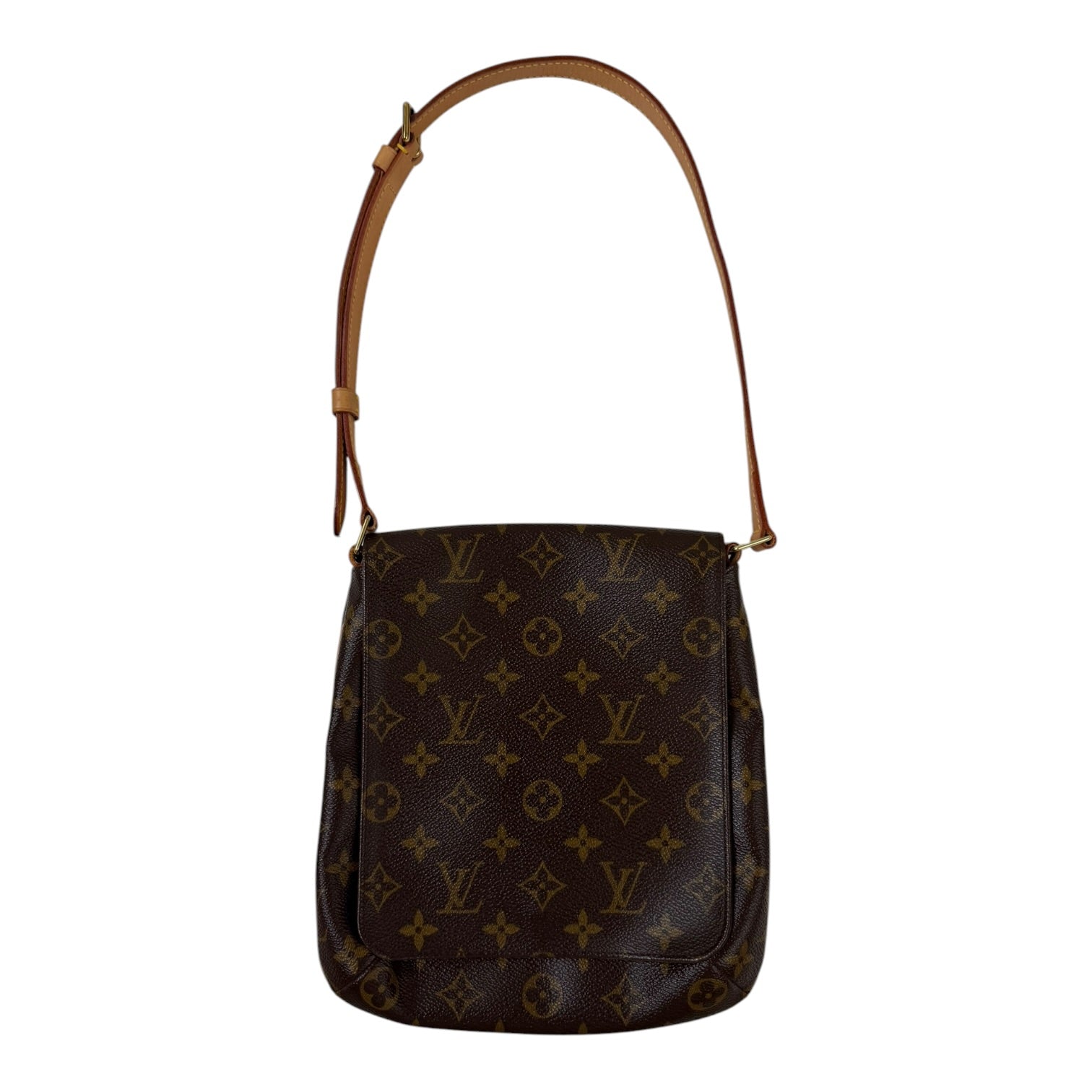 Louis Vuitton Monogram Musette Salsa PM Shoulder Bag Brown