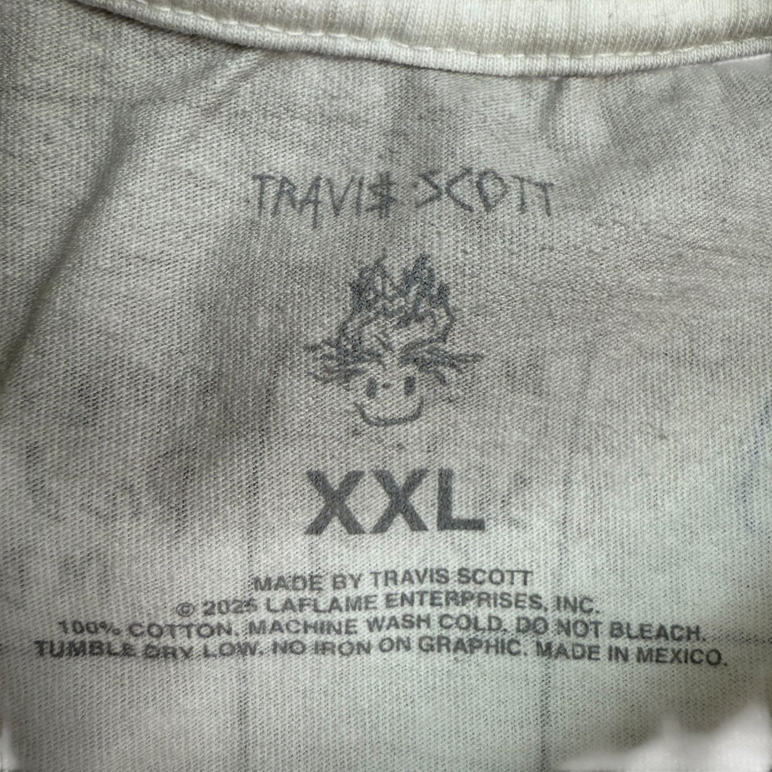 Travis Scott Rodeo Jim Joe White Board Tee White