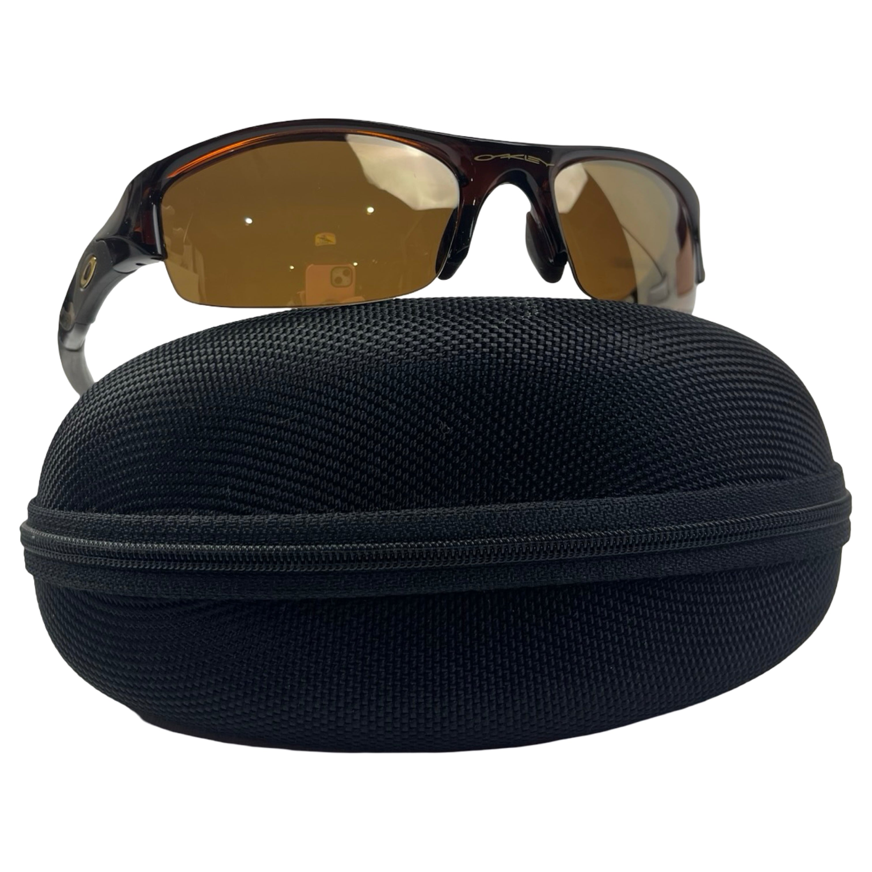 Vintage Oakley Flak XLJ Polarized Rootbeer