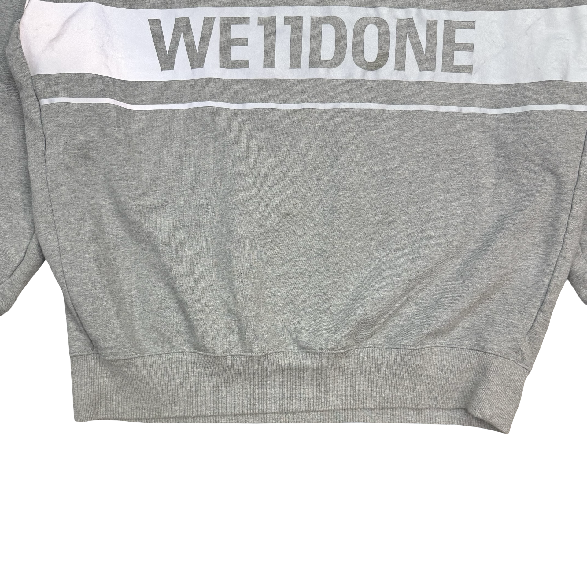 WE11DONE Oversized Crewneck Grey