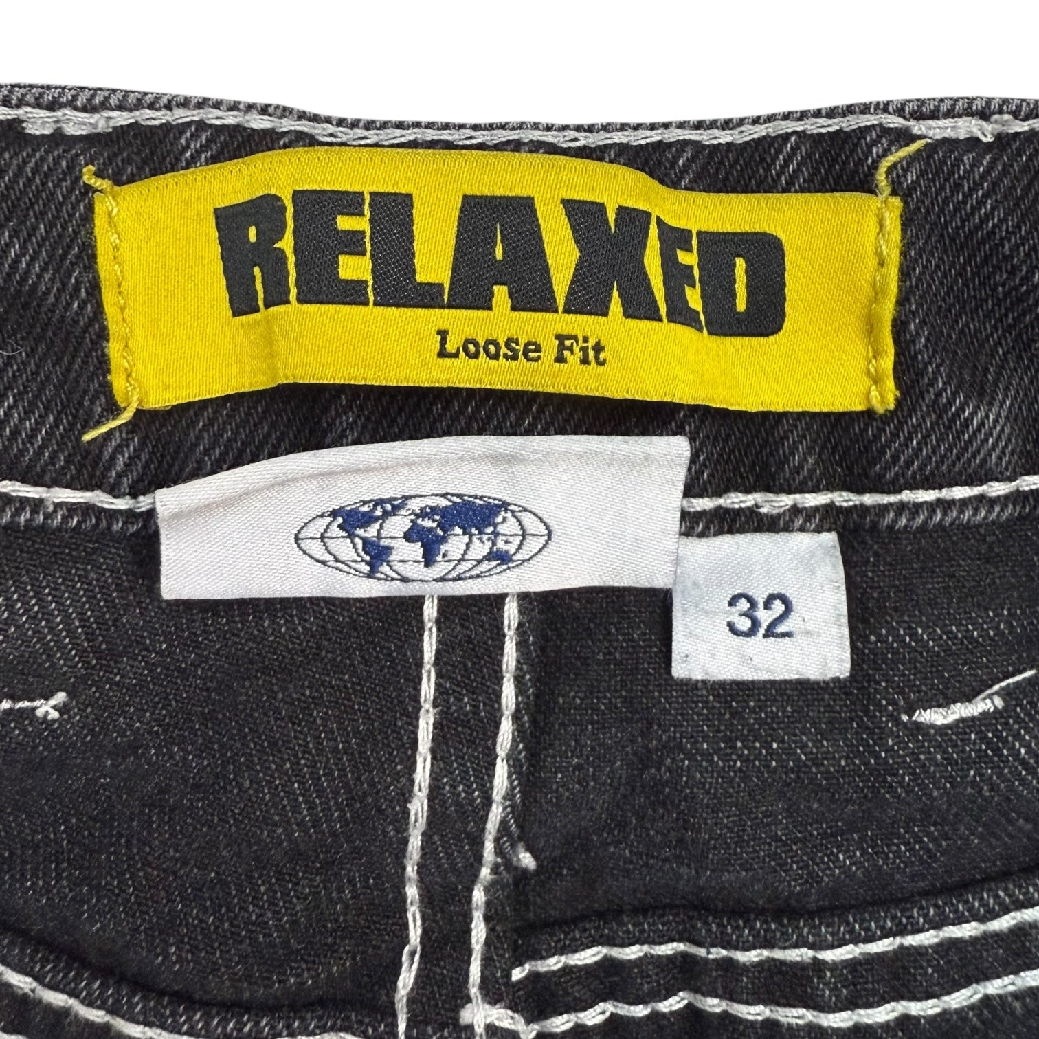Butter Relaxed Fit Denim Pants Washed Black