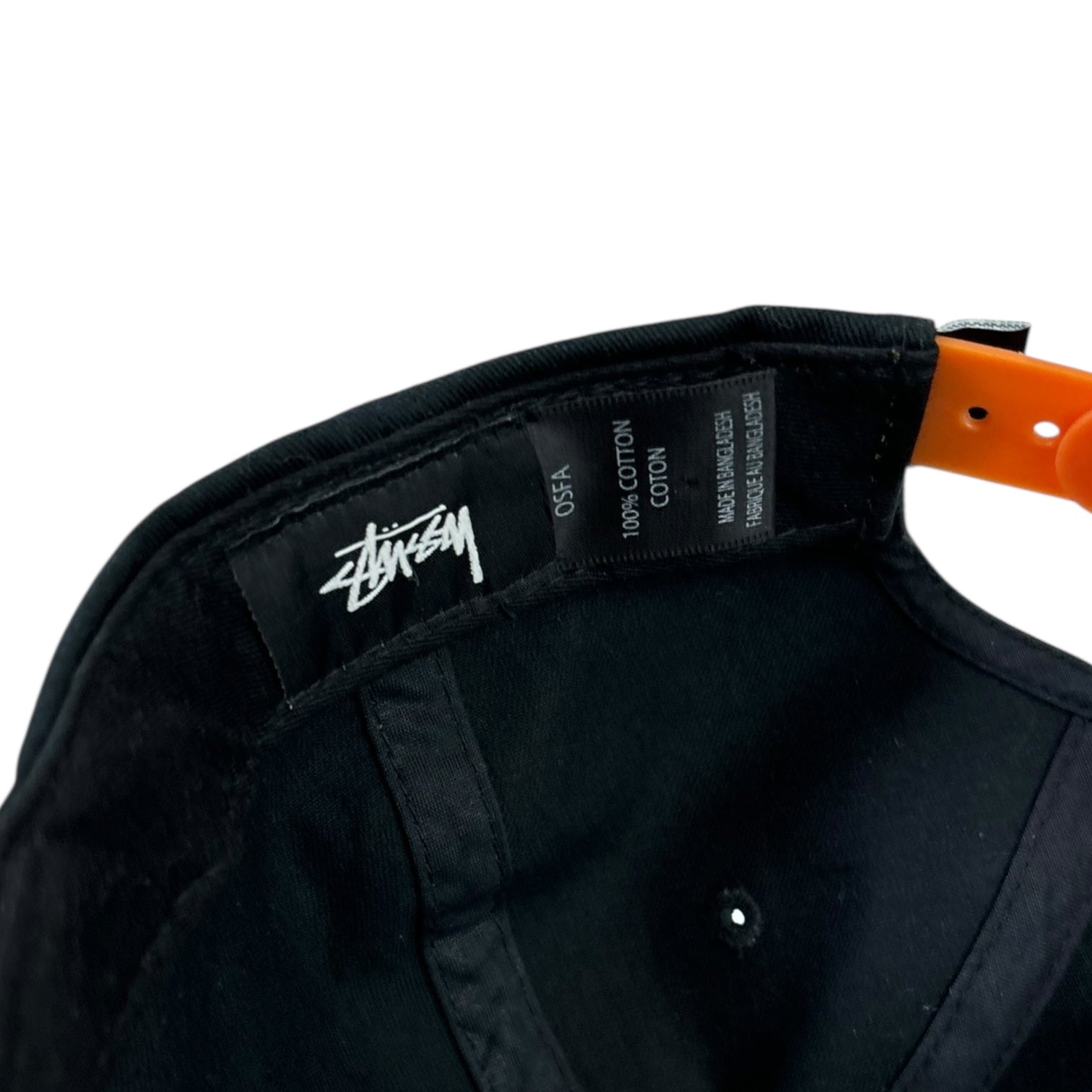 Stussy SS Link Two-Tone SnapBack Hat Black/Peach