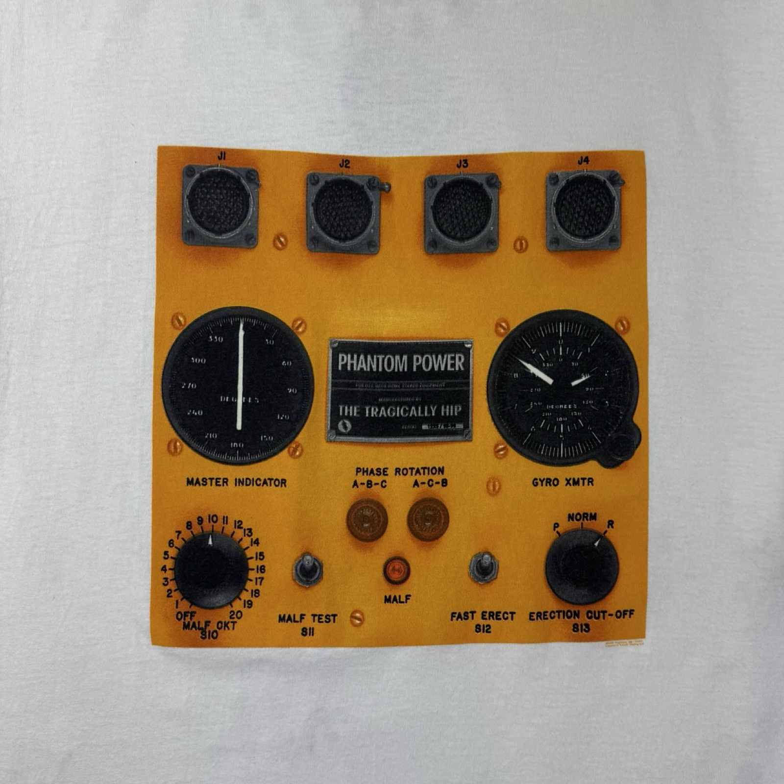 1998 The Tragically Hip Phantom Power T-Shirt