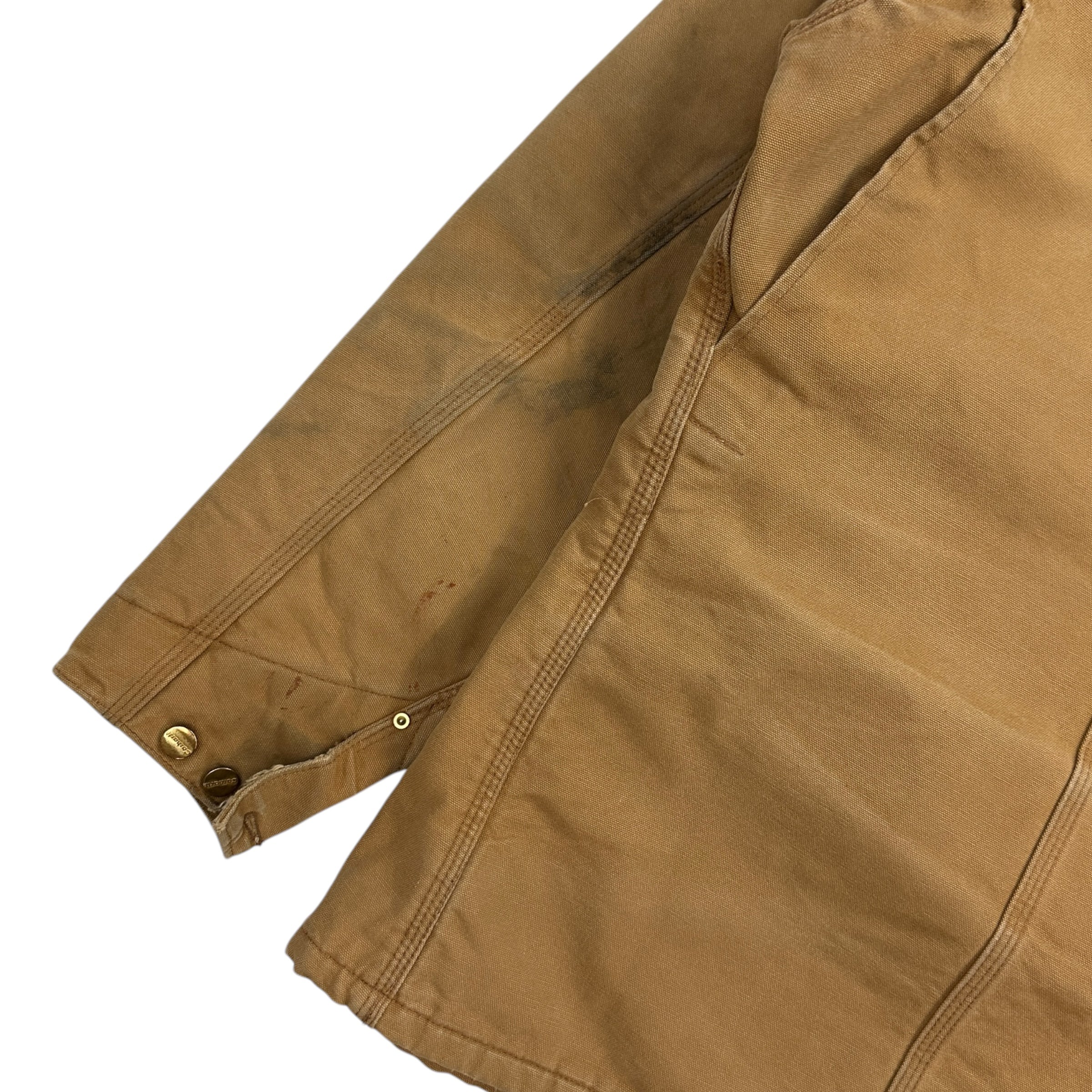 Vintage Carhartt Michigan Chore Coat Tan