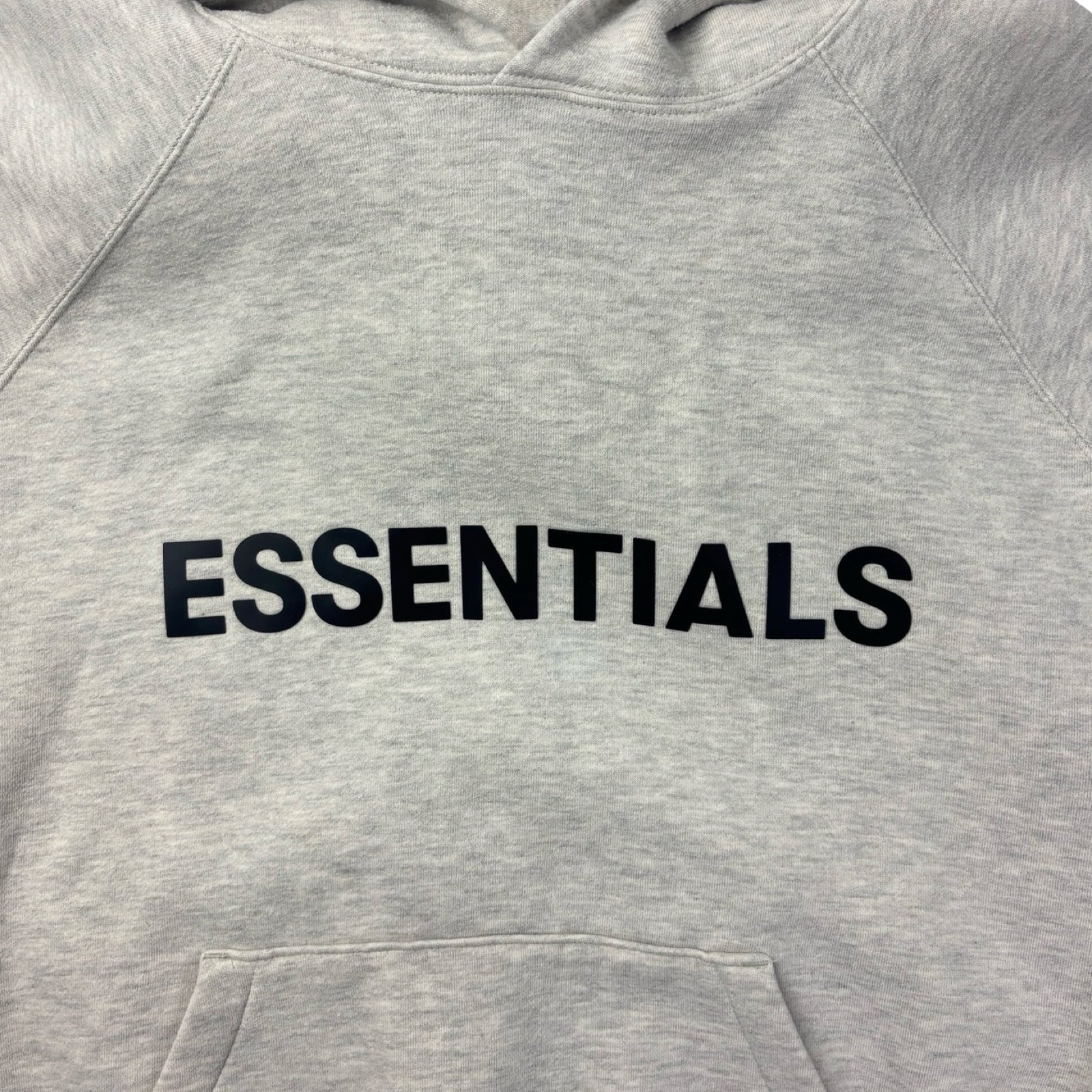 Fear Of God Essentials Pullover Hoodie Heather Oatmeal