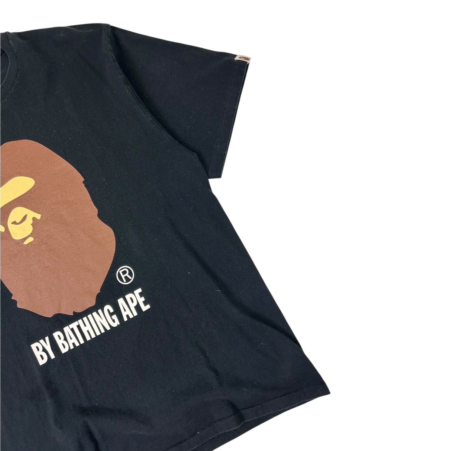 Bape Big Logo Ape Head Black