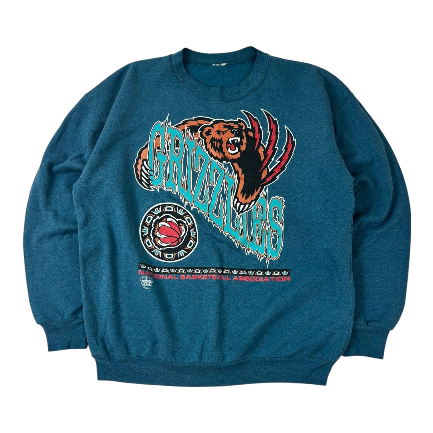 Vintage Vancouver Grizzlies NBA Crewneck Teal