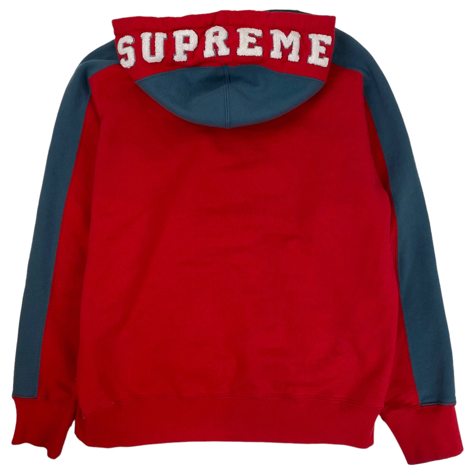 Supreme Paneled Hoodie Red