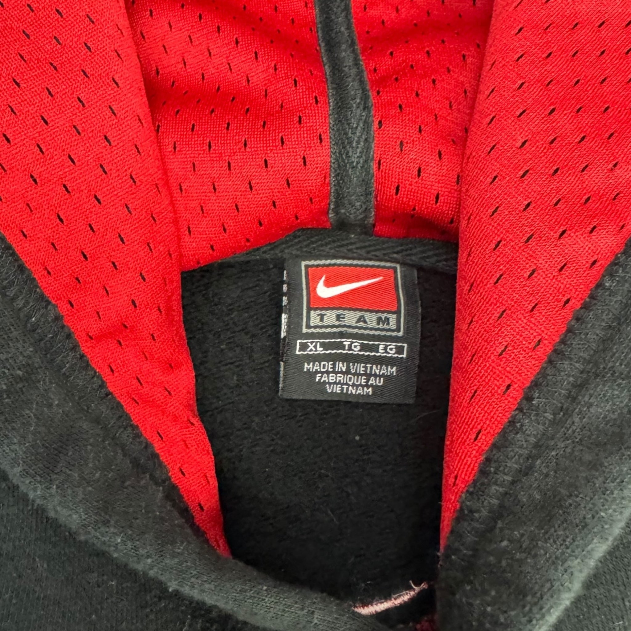 Vintage Nike Team Canada Center Check Hoodie