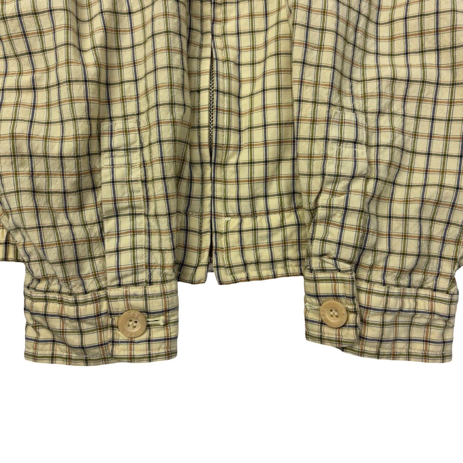 Vintage Yves Saint Laurent Pour Homme Blouson Lightweight Jacket Beige