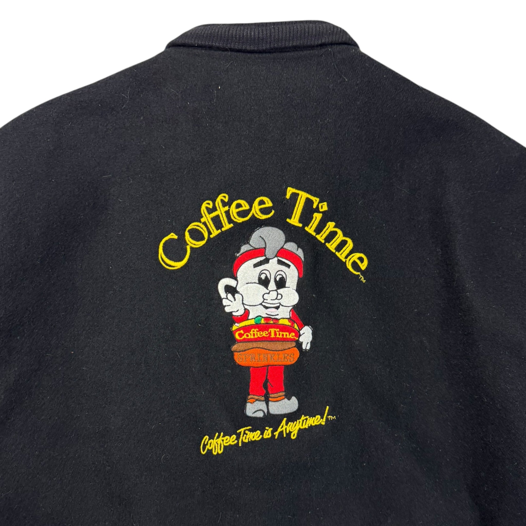 Vintage Coffee Time Coffee Shop Promo Varsity Jacket