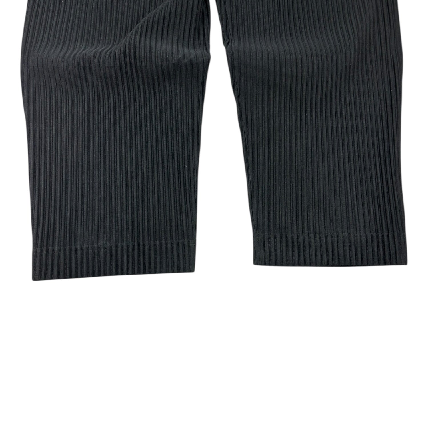 Issey Miyake Homme Plise Pleated Wide-Leg Pant Black