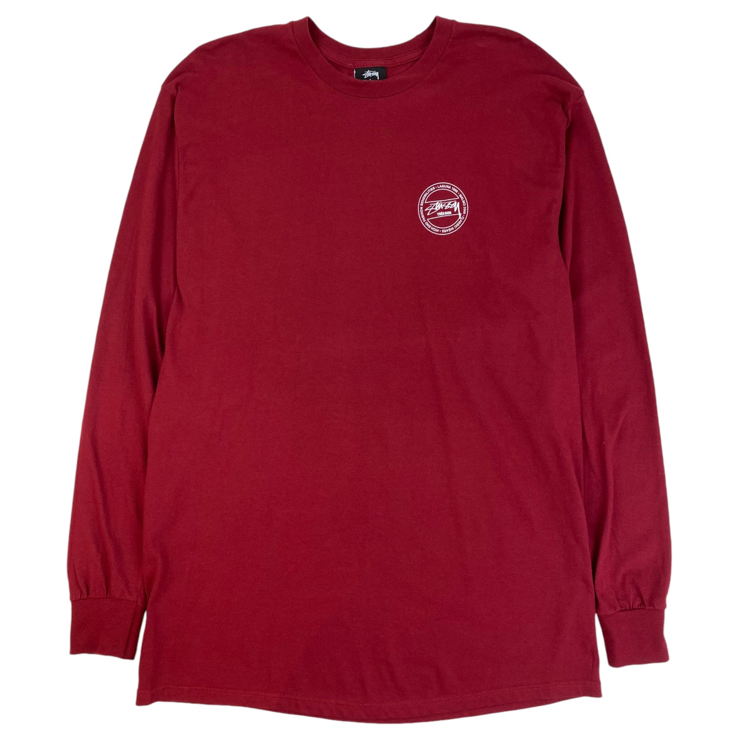 Stüssy x Très Bien Long Sleeve Dark Red