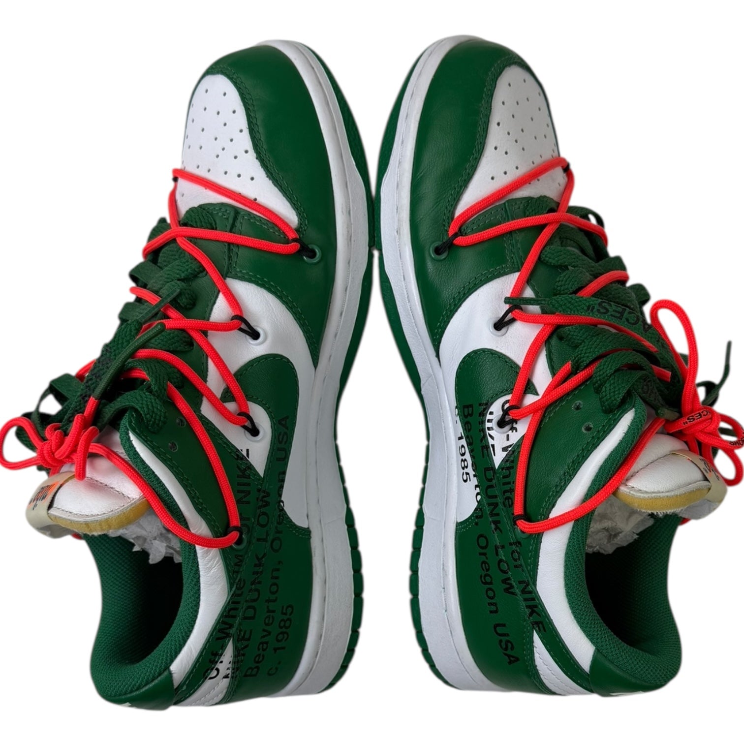 Off-White x Nike SB Dunk Pine Green (Used)