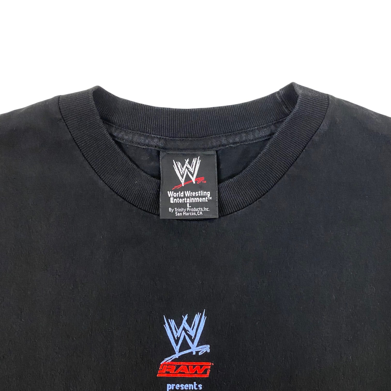 2004 WWE Raw Backlash Event T-Shirt Black