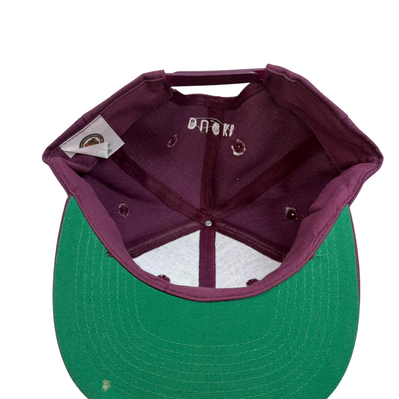 Vintage Anaheim Ducks SnapBack Hat Maroon