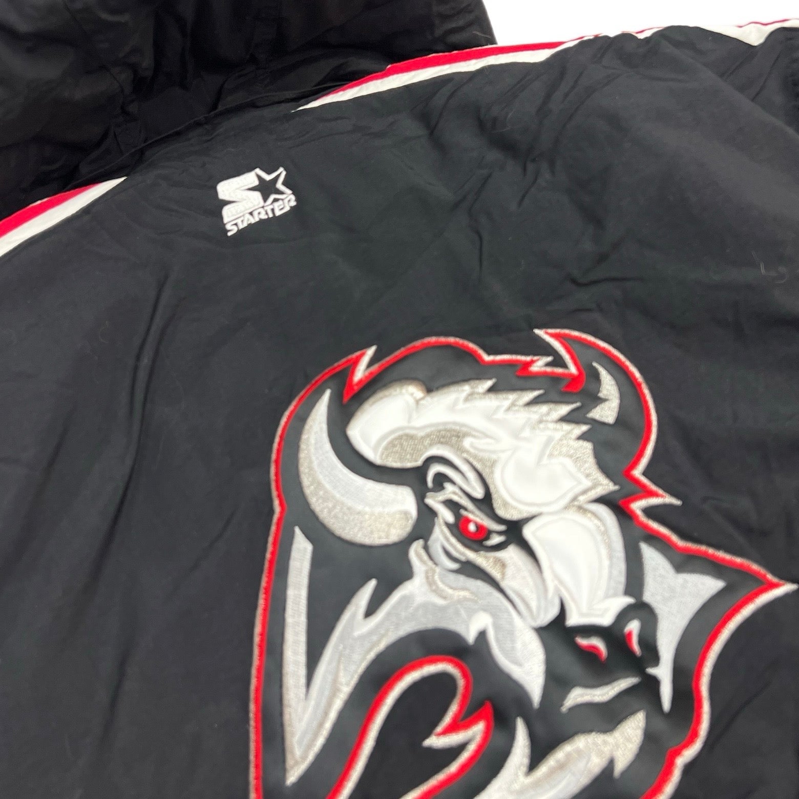 Vintage Buffalo Sabres Starter Warm Up Jacket Black/Red
