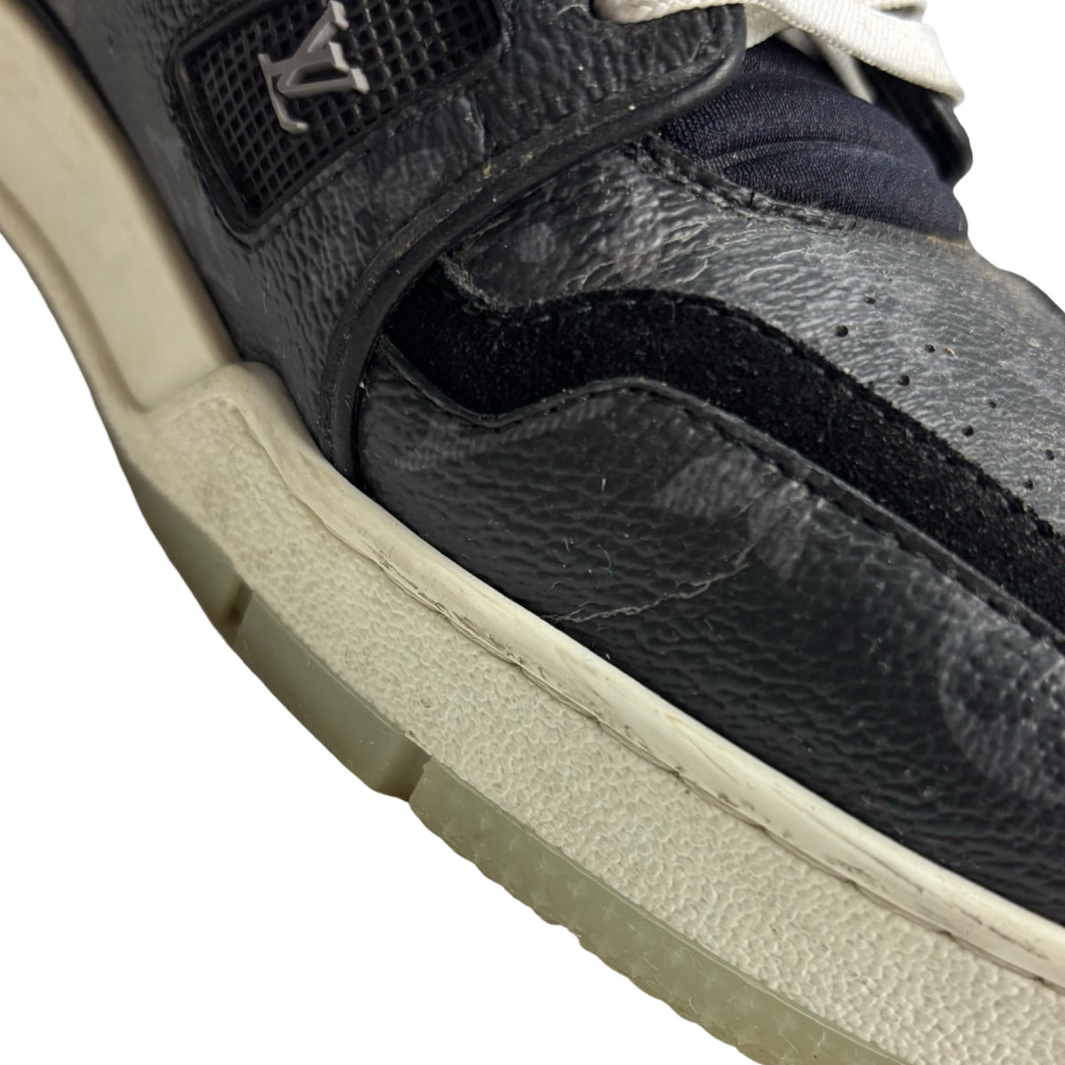 Louis Vuitton Trainer Black Monogram (Used)