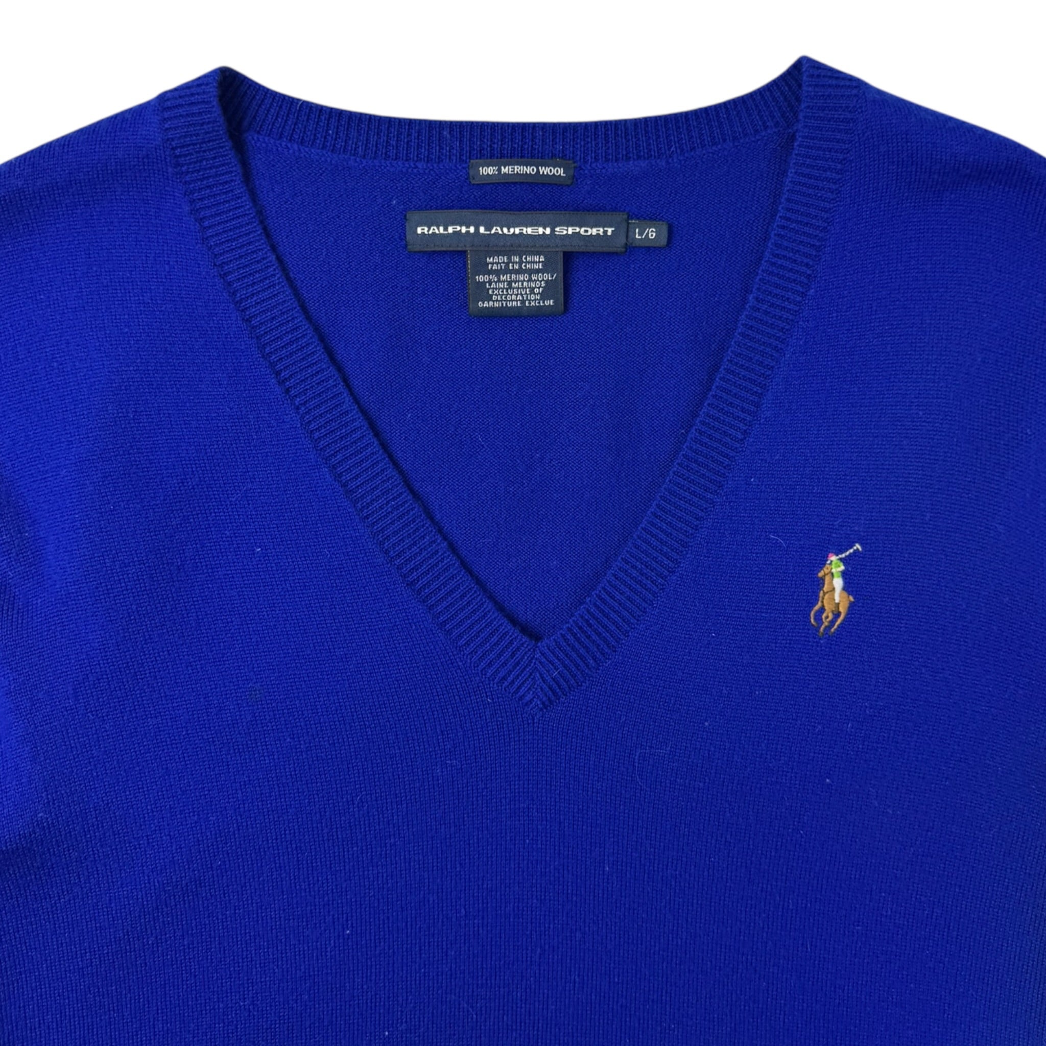 (W) Polo Ralph Lauren Merino Wool Knit Sweater