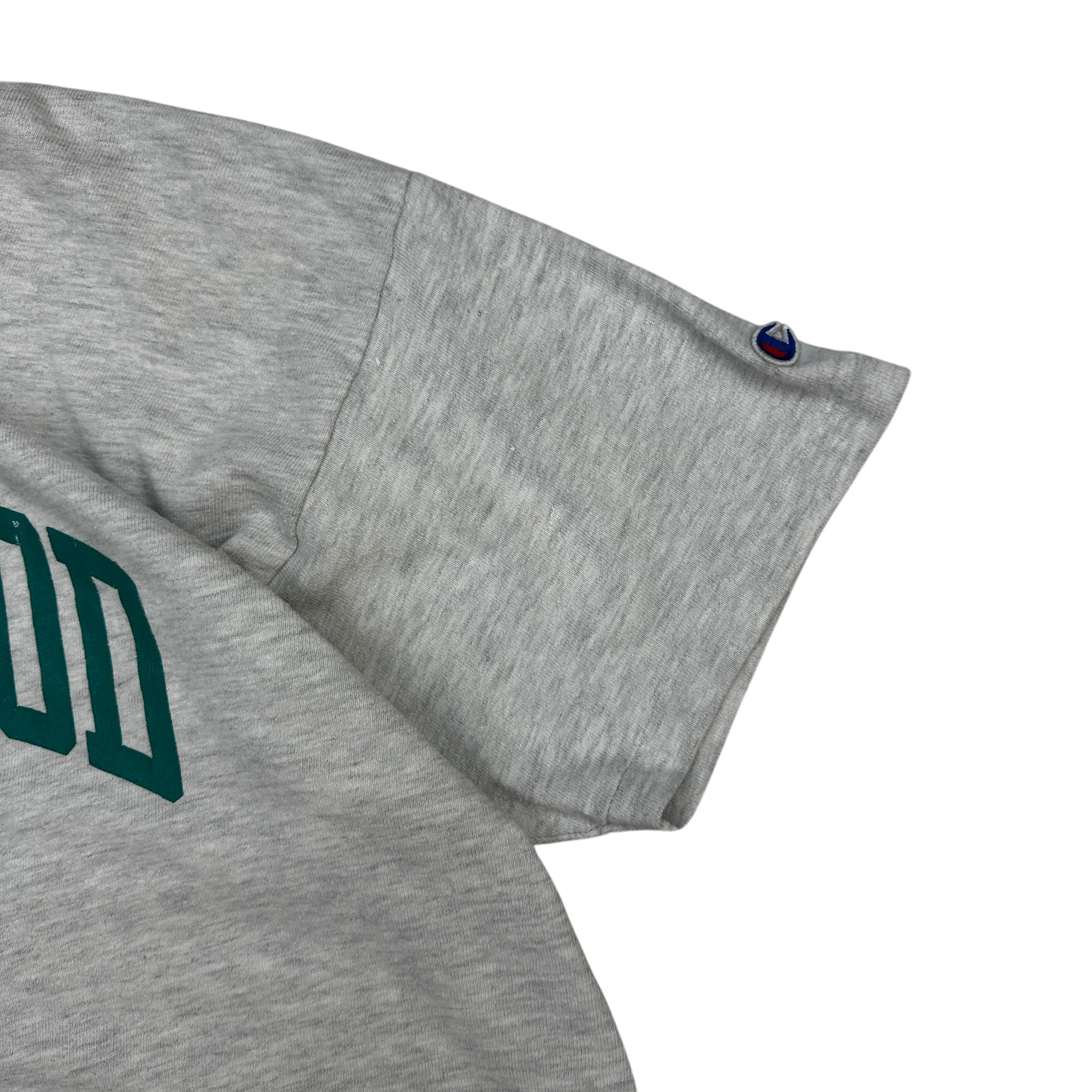 Vintage Marrywood College Champion Reverse Weave Tee Grey