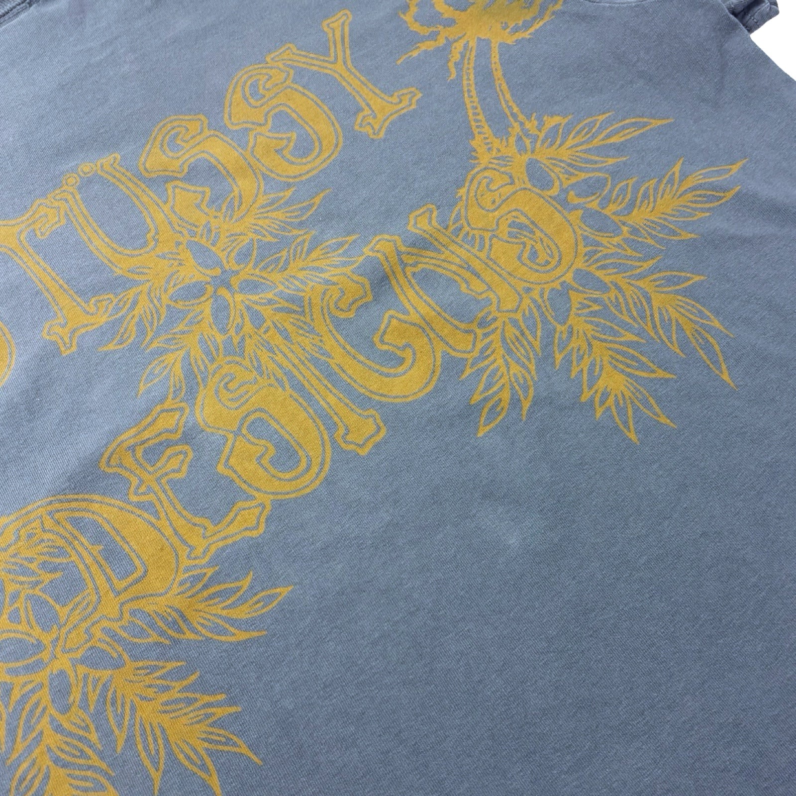 Stussy Wes Palms Tee Pigment Dyed Navy