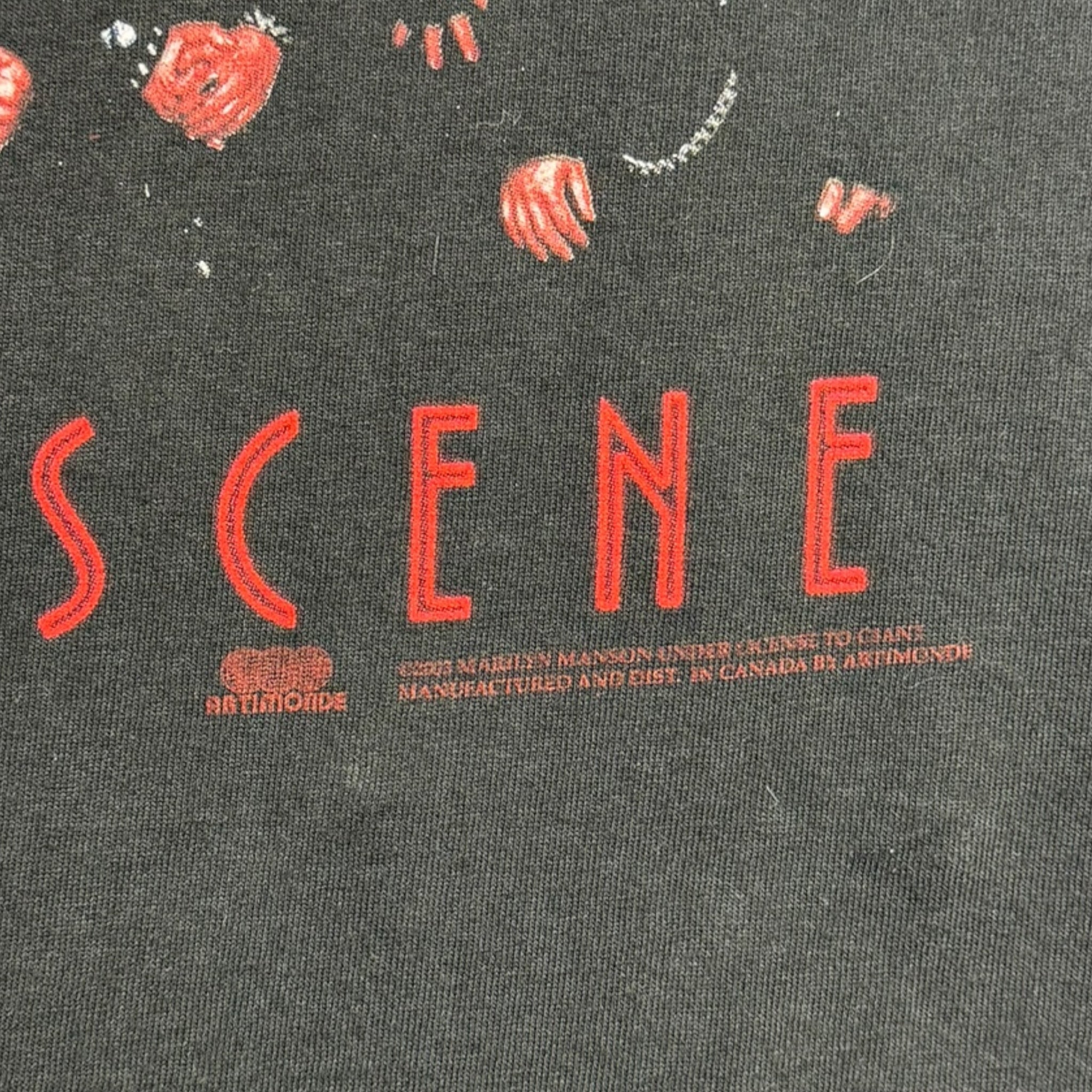 2003 Marilyn Manson Mobscene Album Promo T-Shirt