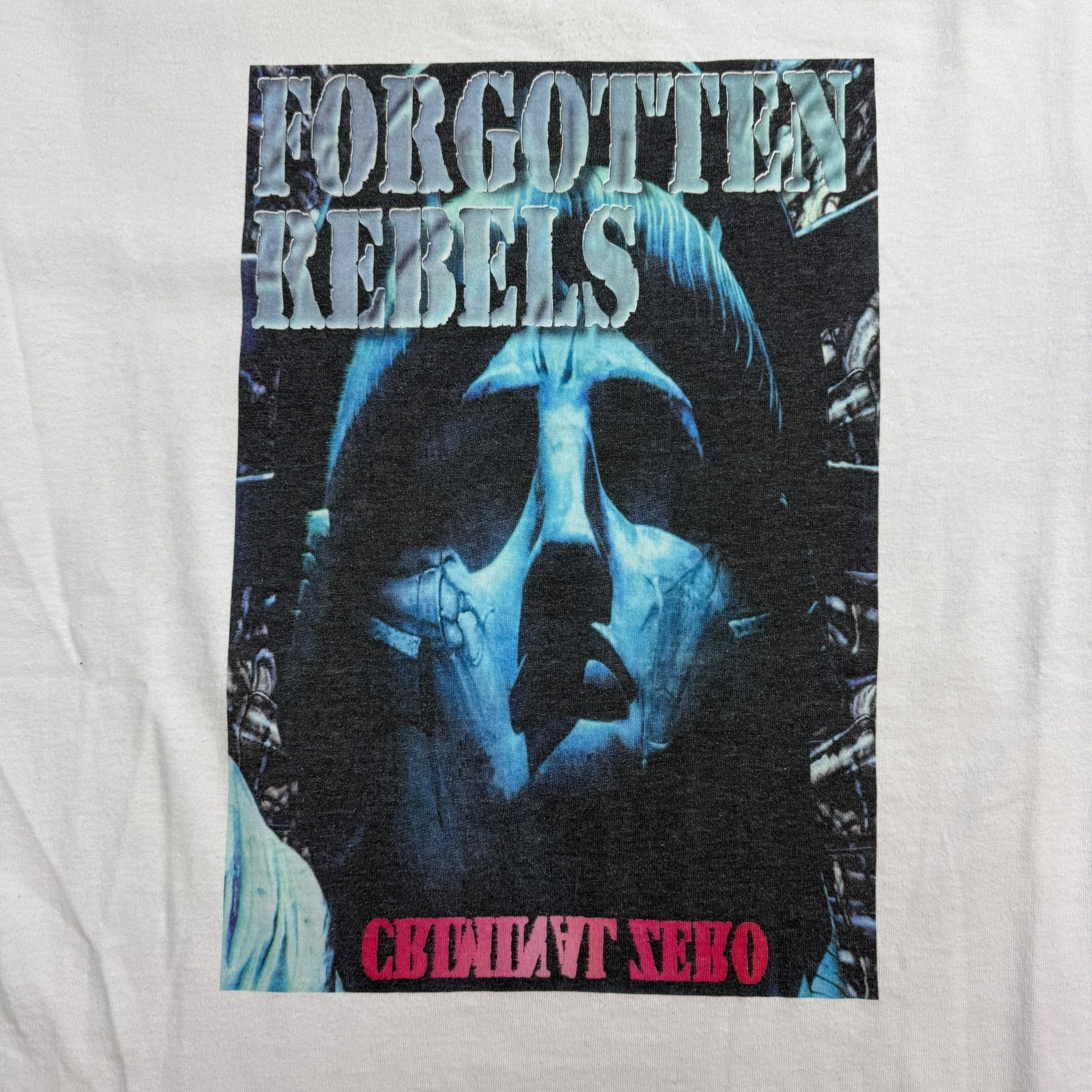 Vintage Forgotten Rebels Criminal Zero Tee White