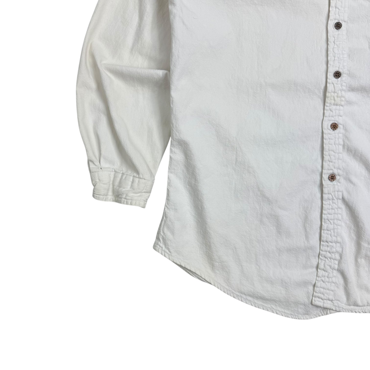 Vintage Levi’s Orange Tab Button Up Shirt White