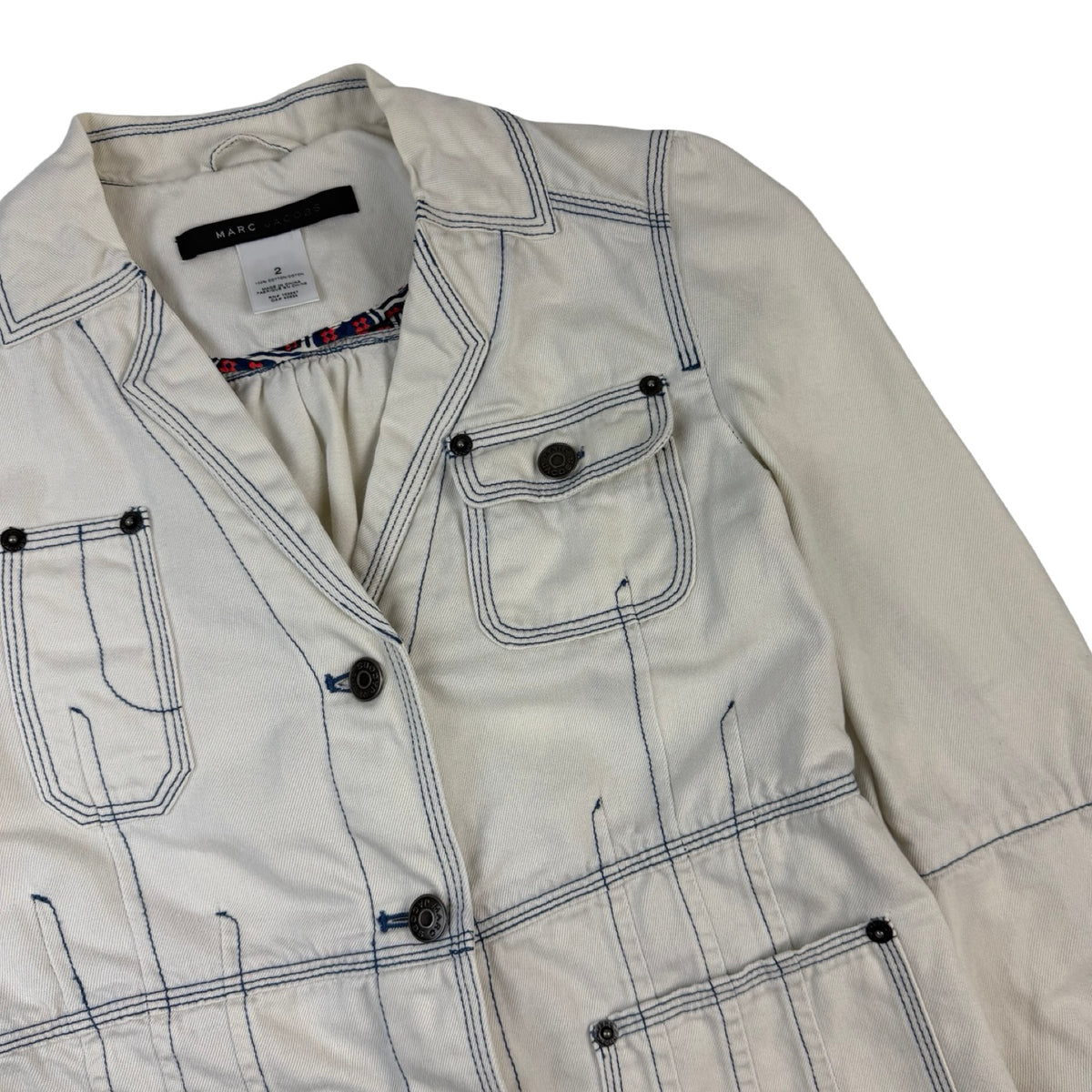 (W) Marc Jacobs Utility Jacket White