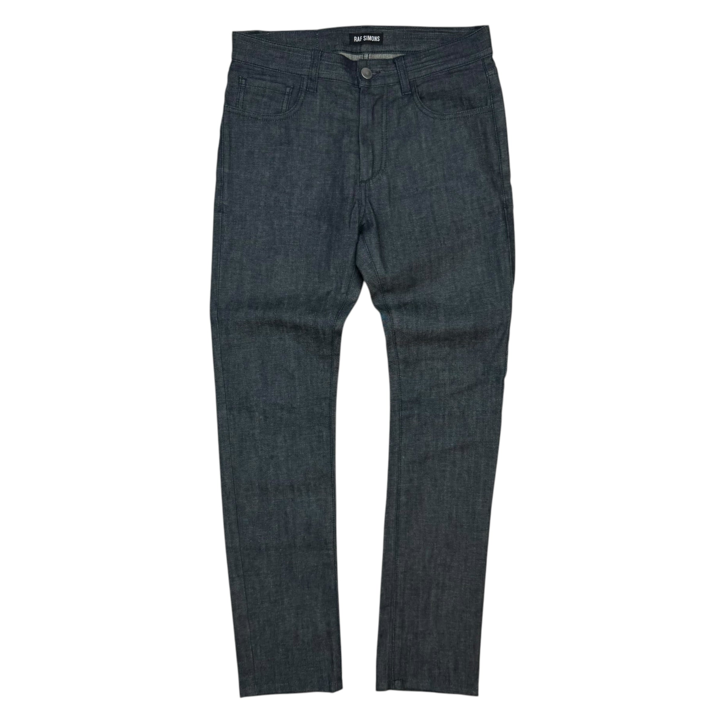 Raf Simons Slim Fit Denim Pants Black Wash