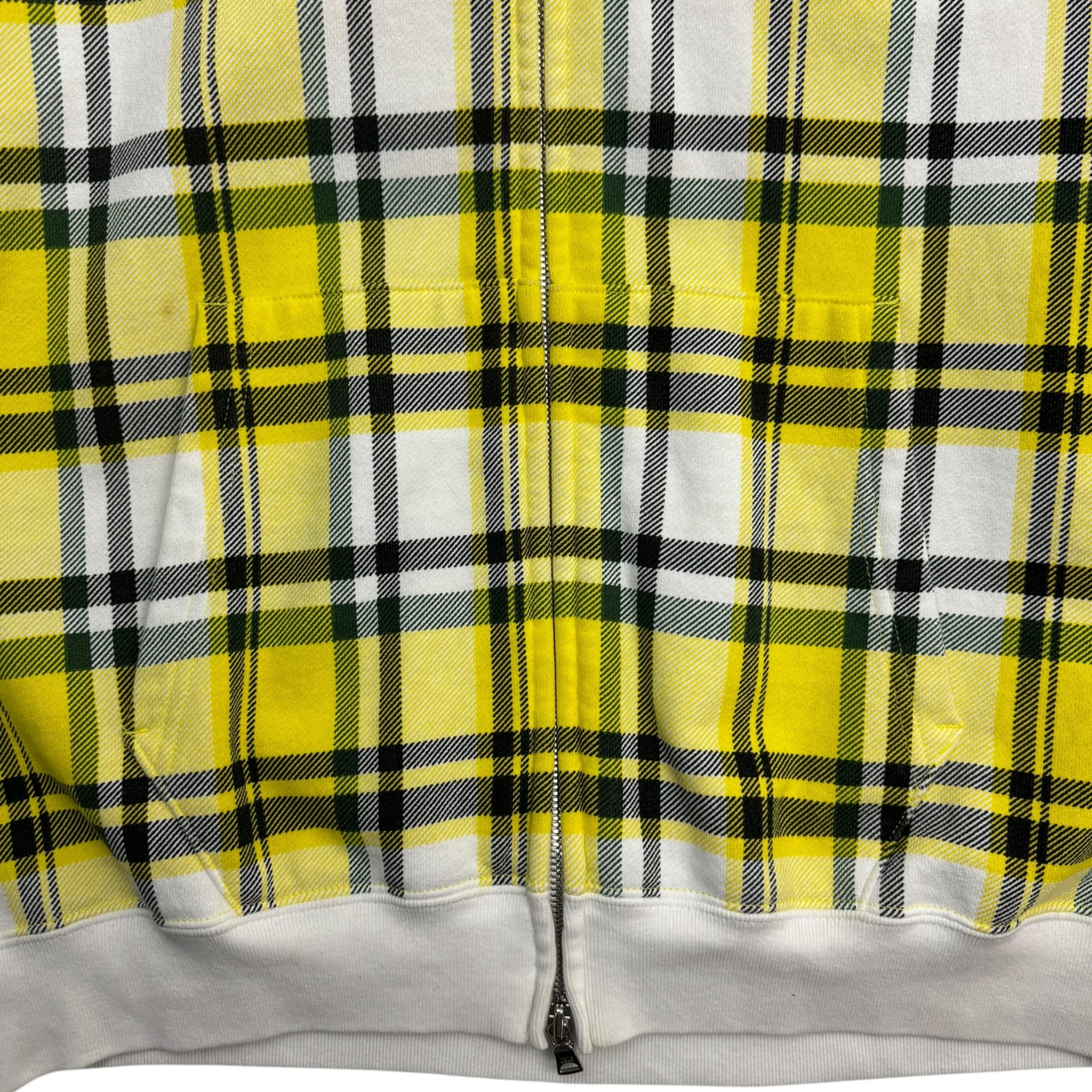 A Bathing Ape Checkered Full Zip Hoodie