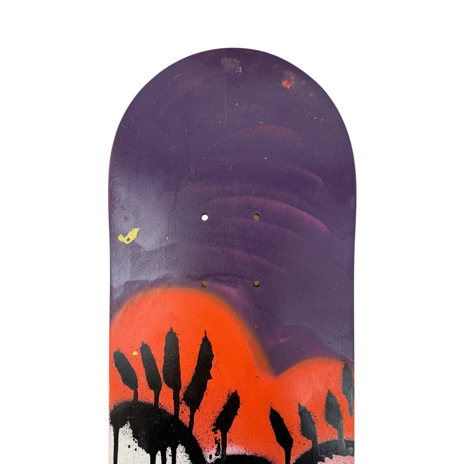 Slawn Skateboard Deck Purple