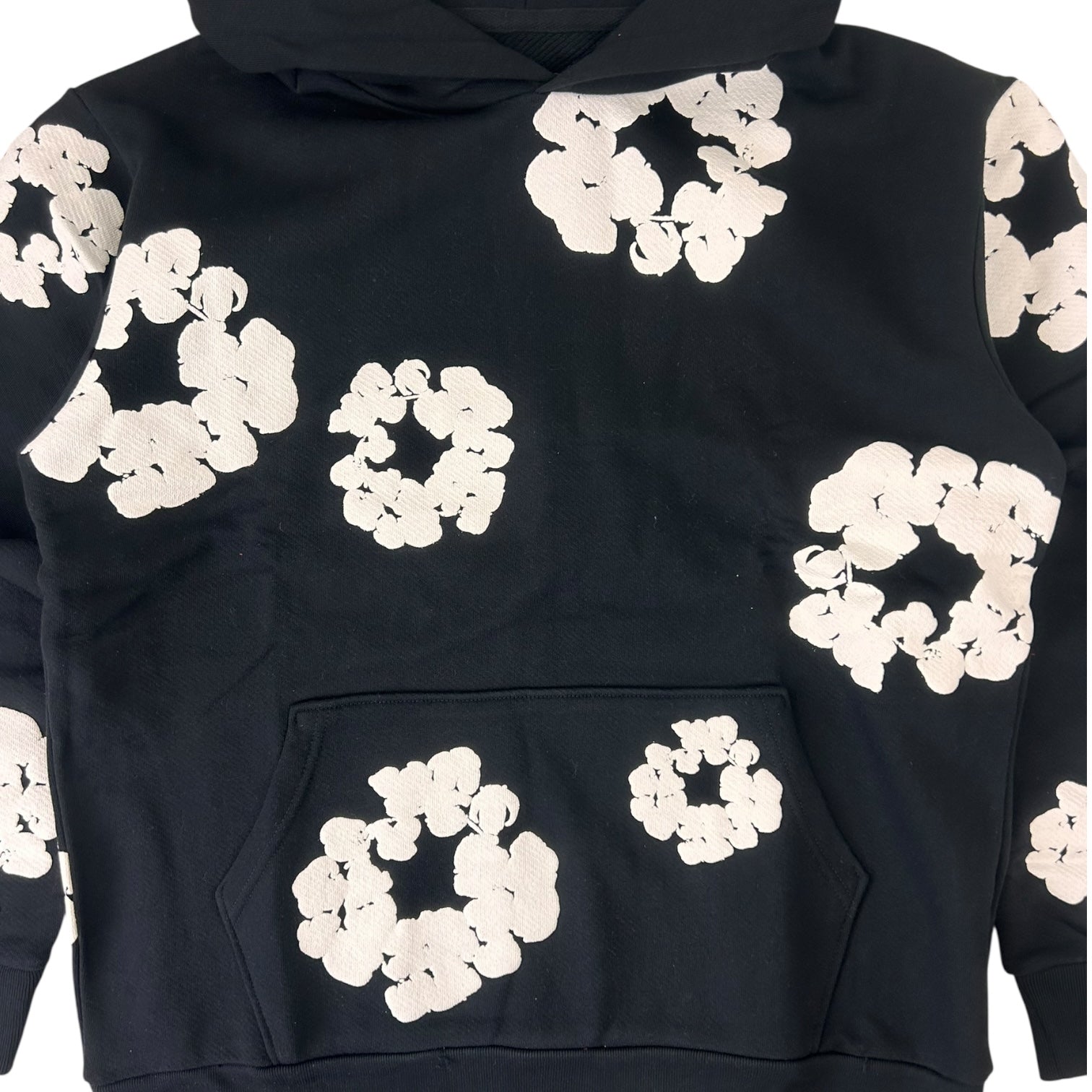 Denim Tears The Cotton Wreath Hoodie Black