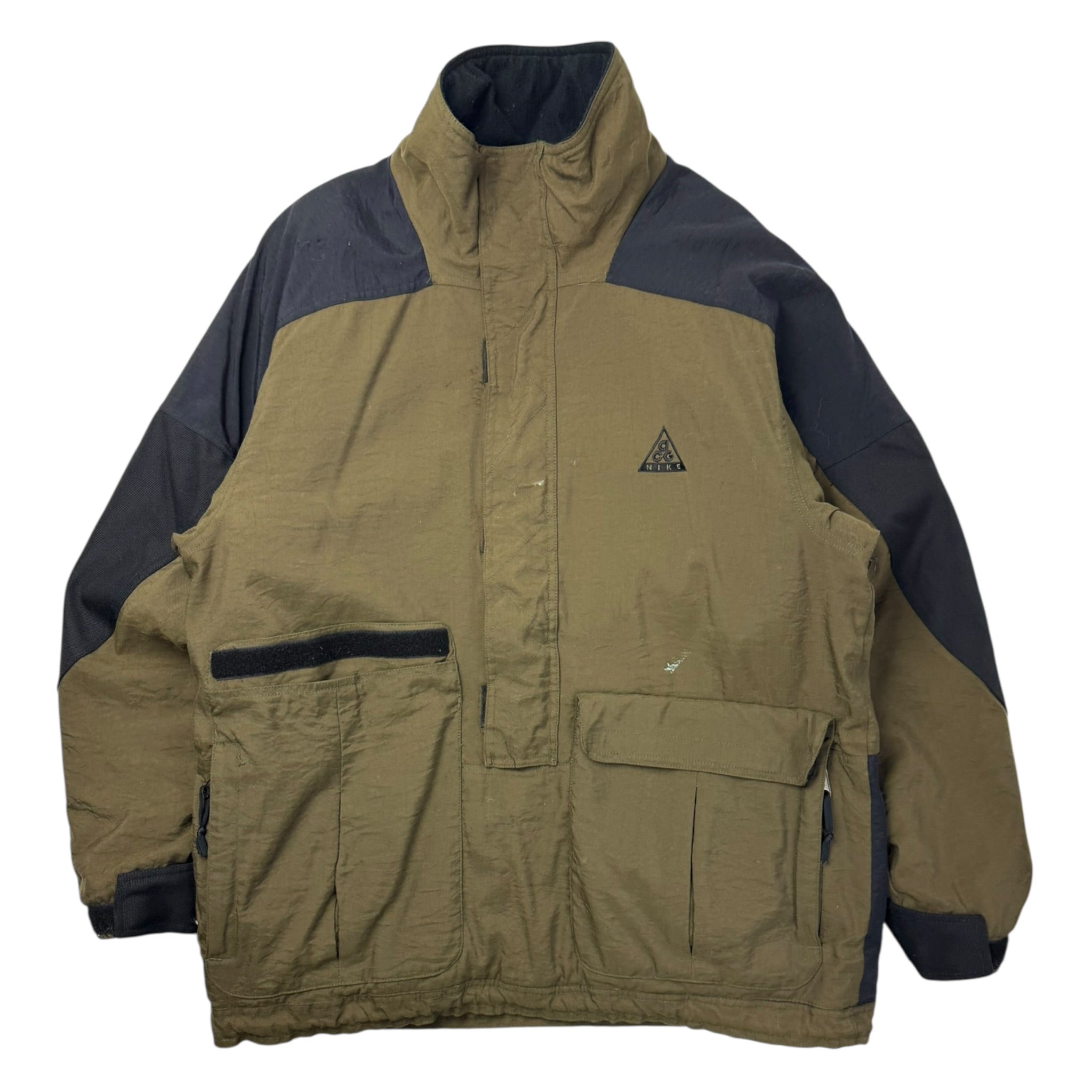 Vintage Nike ACG Parka Jacket Military Olive