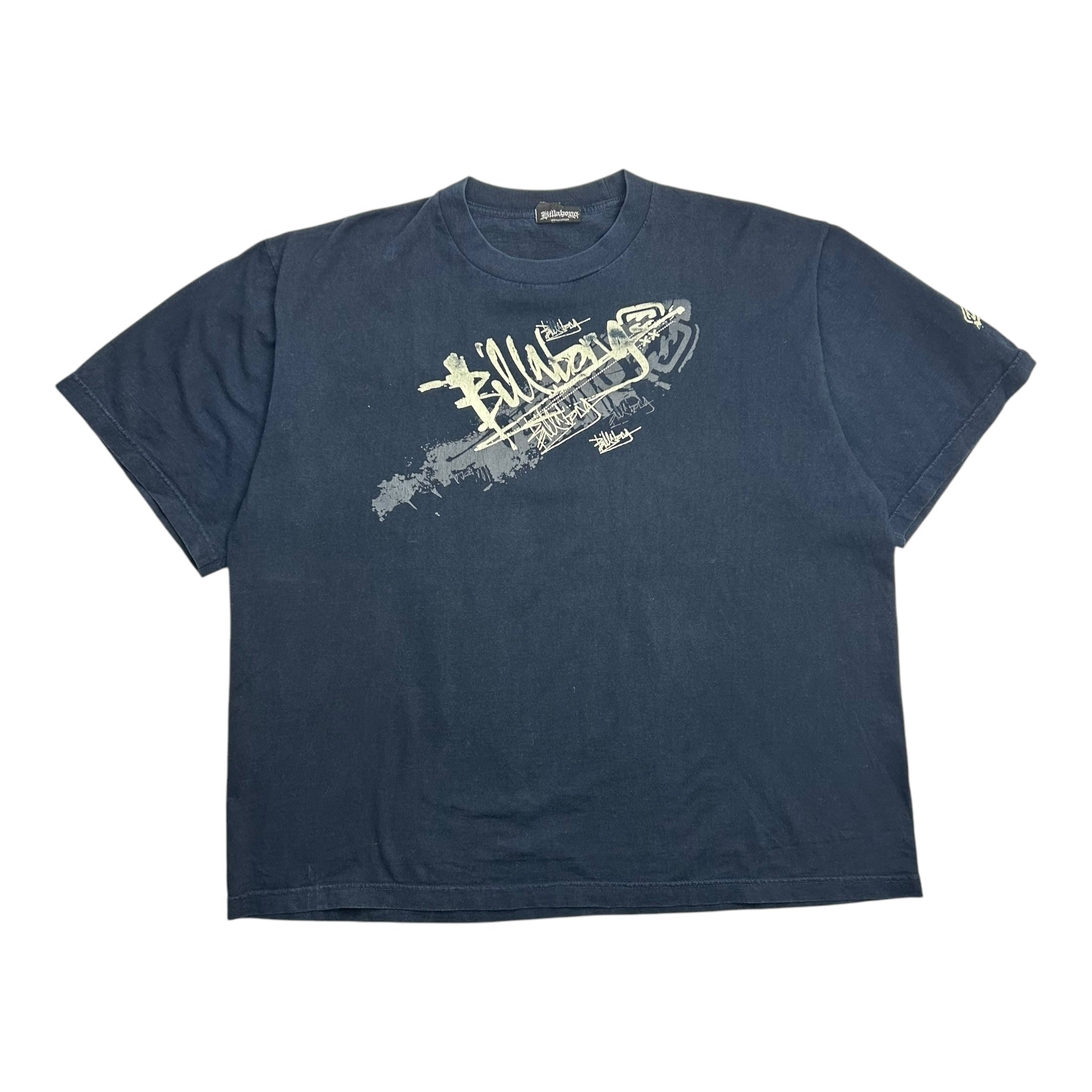 Vintage Y2K Billabong Script Tee Navy