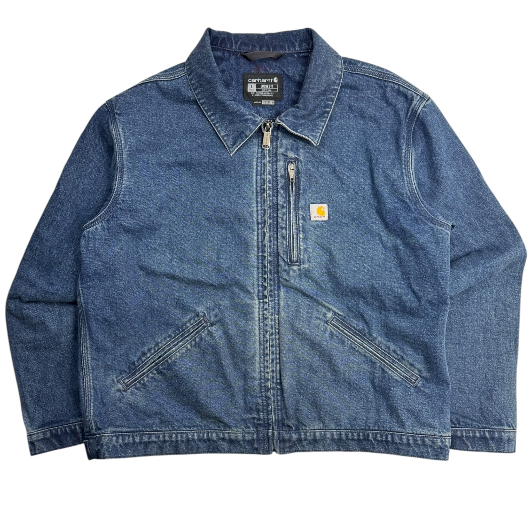 Carhartt Loose Fit Denim Detroit Jacket Womens