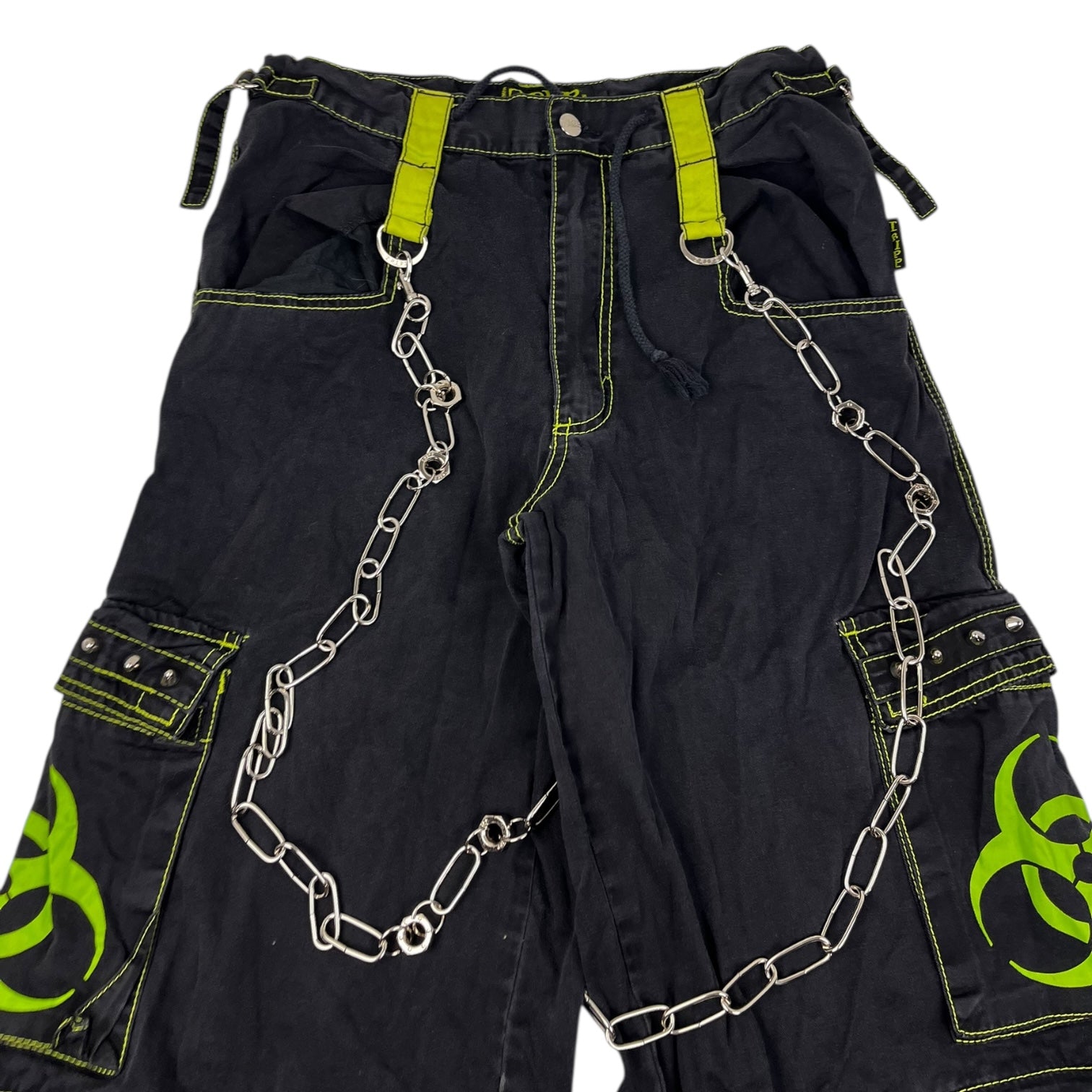 Vintage Y2K Tripp NYC Goth Rave Biohazard Baggy Pant