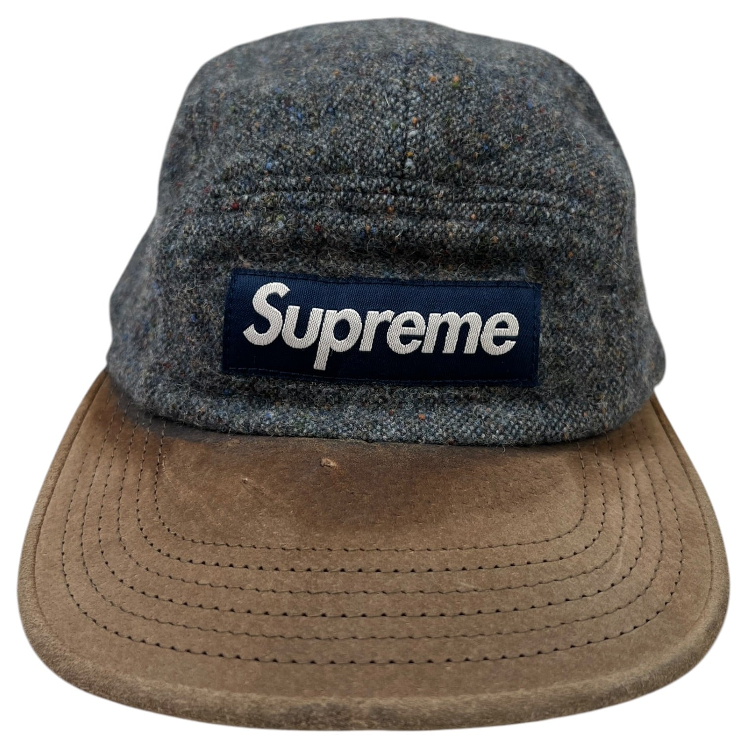 Supreme Donegal Wool Suede Camp Cap