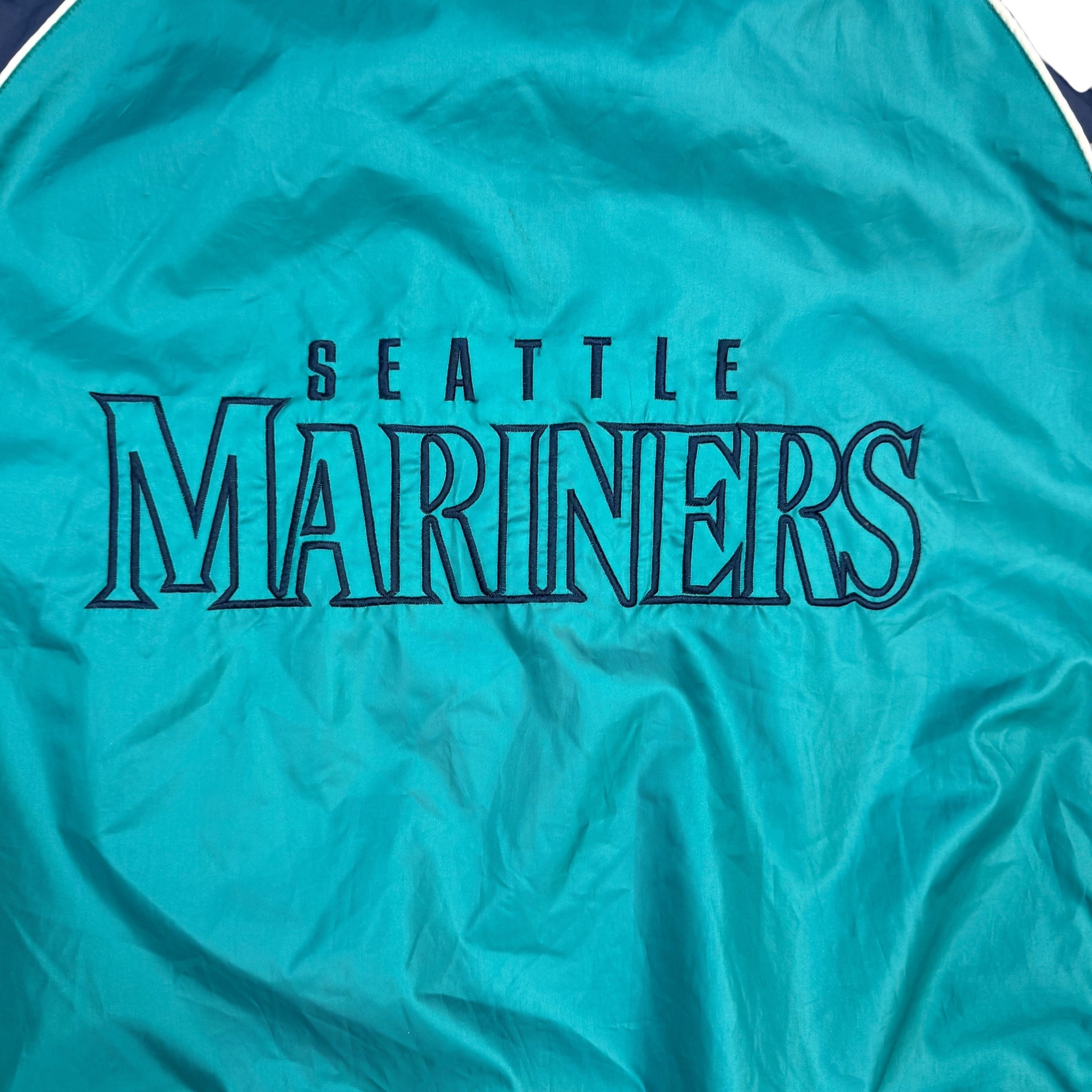 Vintage Seattle Mariners Windbreaker Jacket Teal/ Green