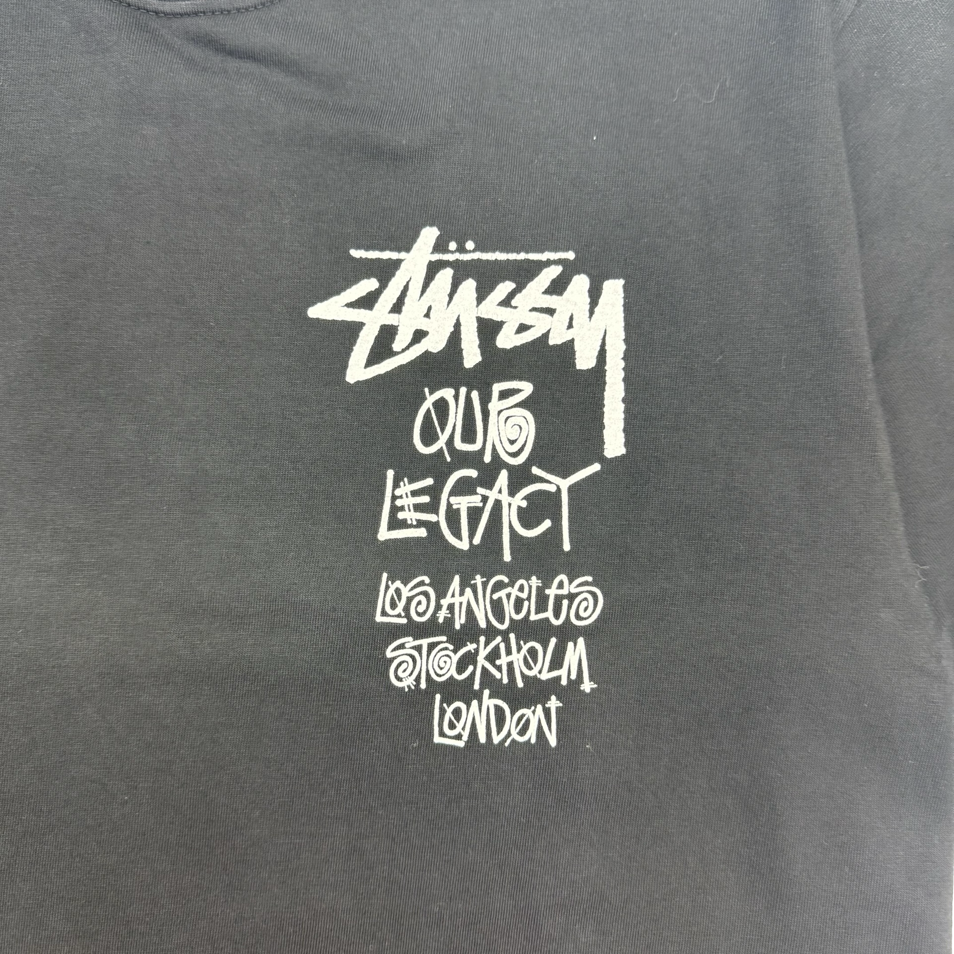 Stussy x Our Legacy Work Shop Surfman Tee Black