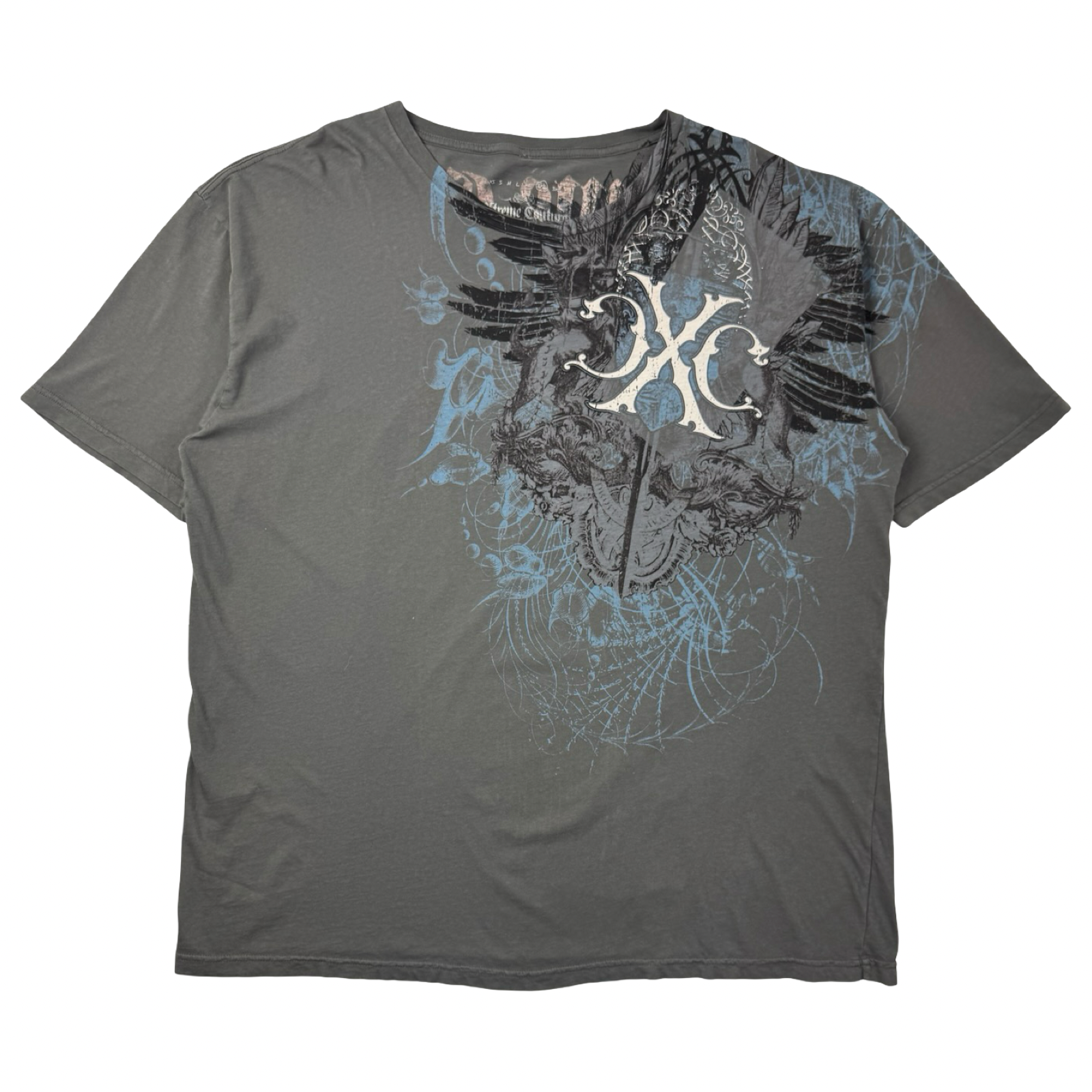 Y2K Xtreme Couture Cyber Crest T-Shirt
