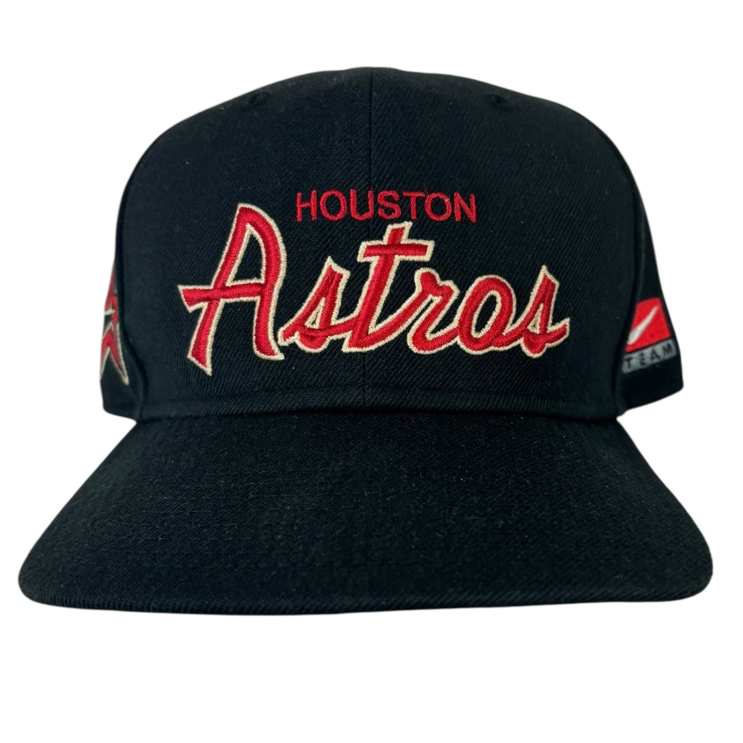 Vintage Houston Astros StrapBack Hat Black