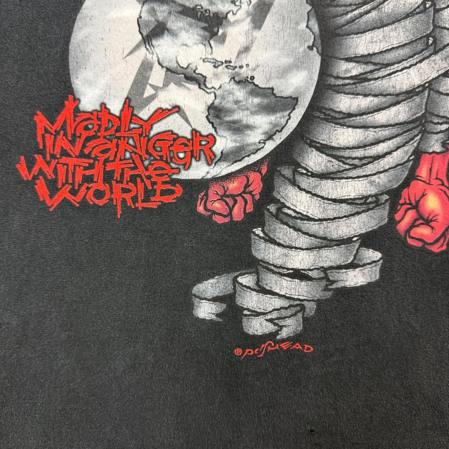 2004 Metallica Tour Pushead Tee Black