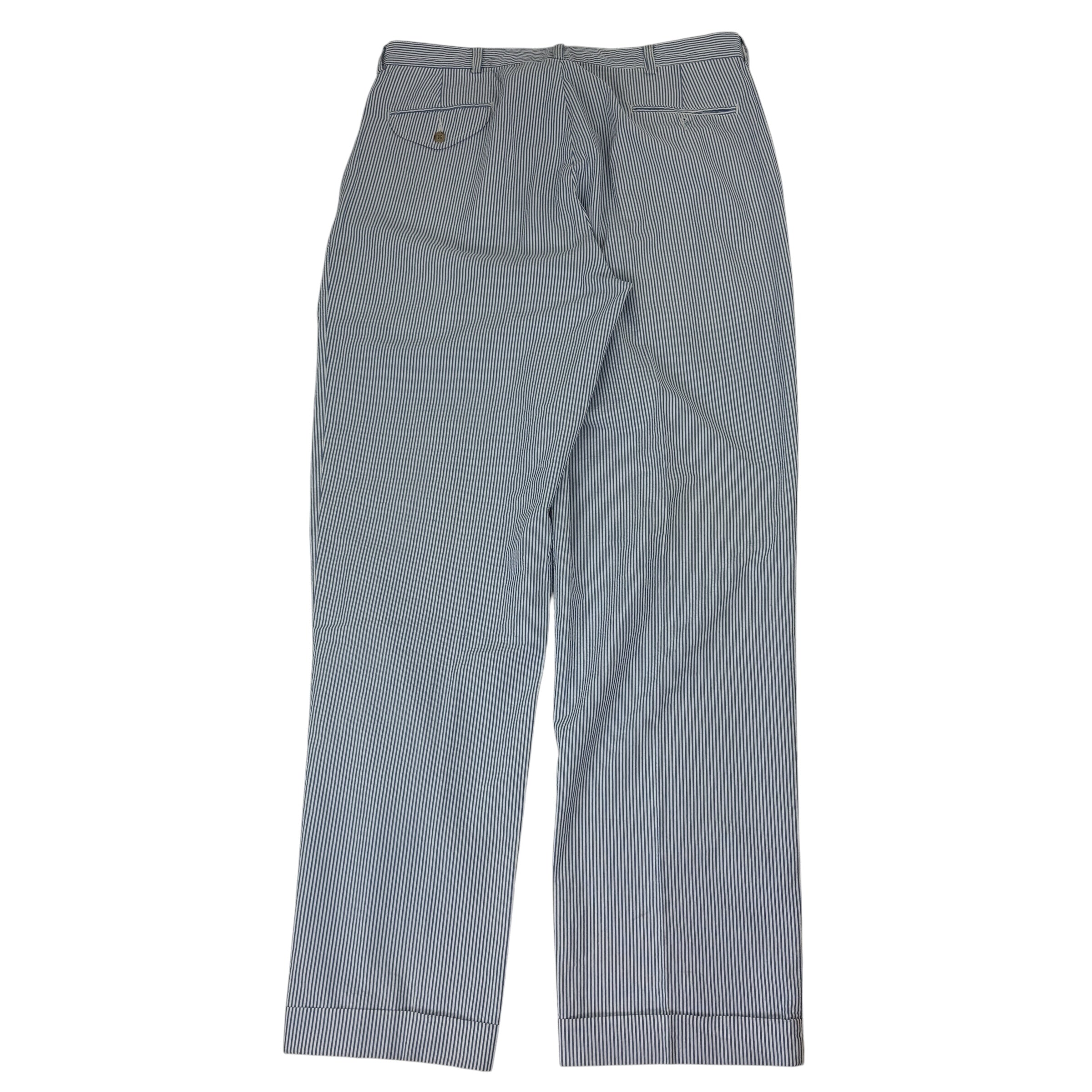 Vintage Polo Ralph Lauren Striped Seersucker Suffield Chino Pants Striped