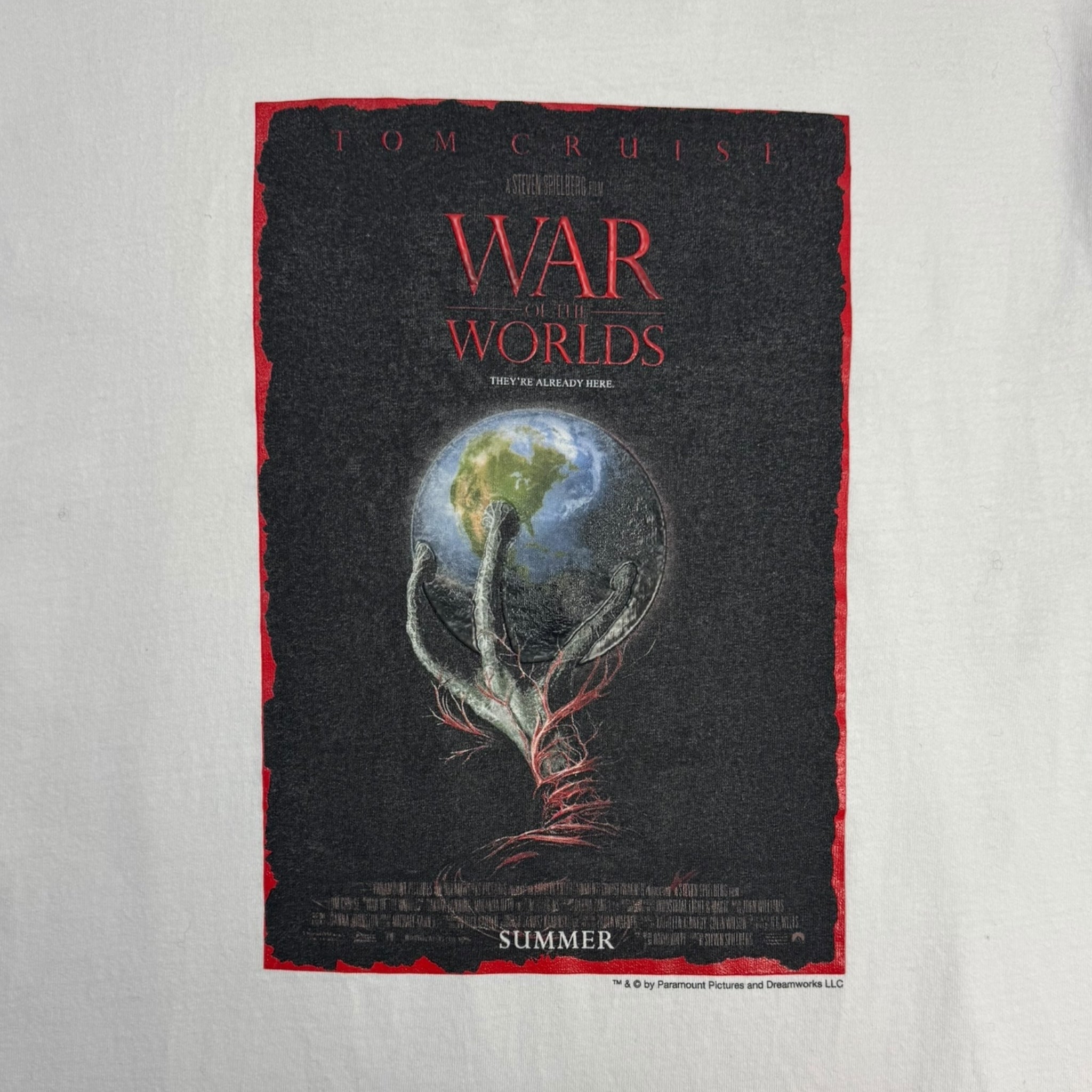 2005 War Of The Worlds Movie Promo Ringer T-Shirt