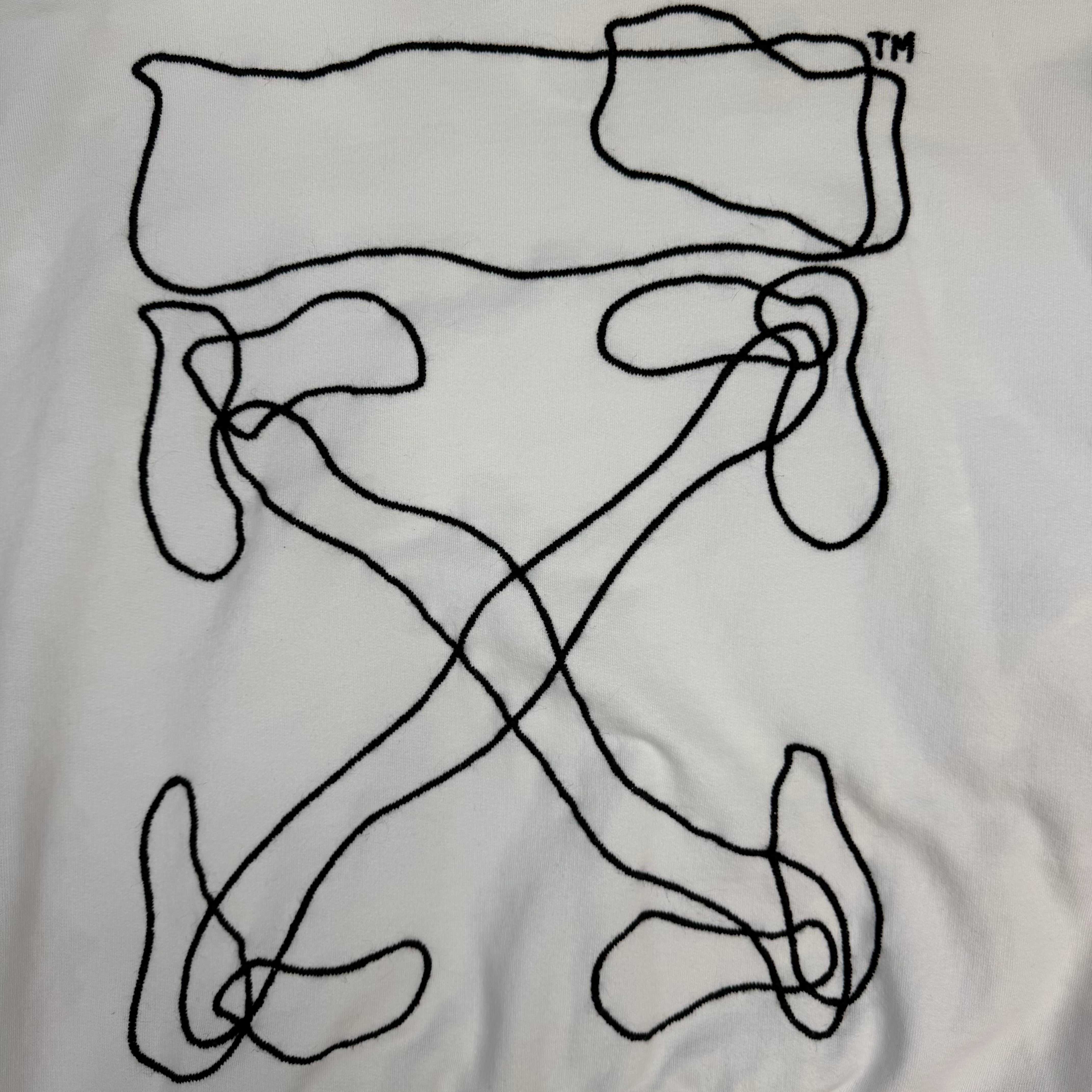 Off-White Abstract Logo Sweatshirt White