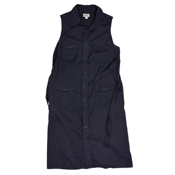 (W) Engineered Garments Utility Shirt Dress Navy