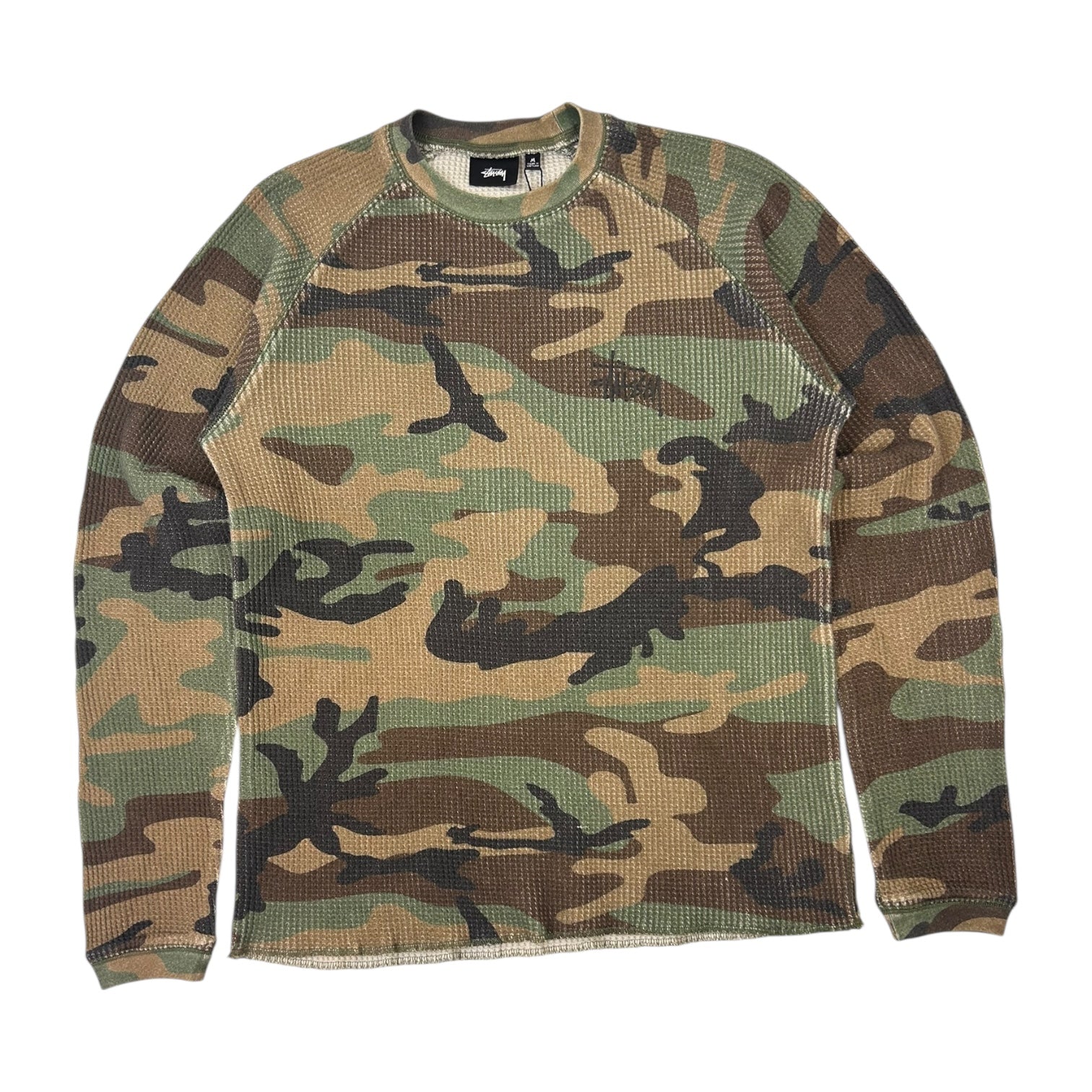 Stüssy Raglan Thermal Woodland Camo