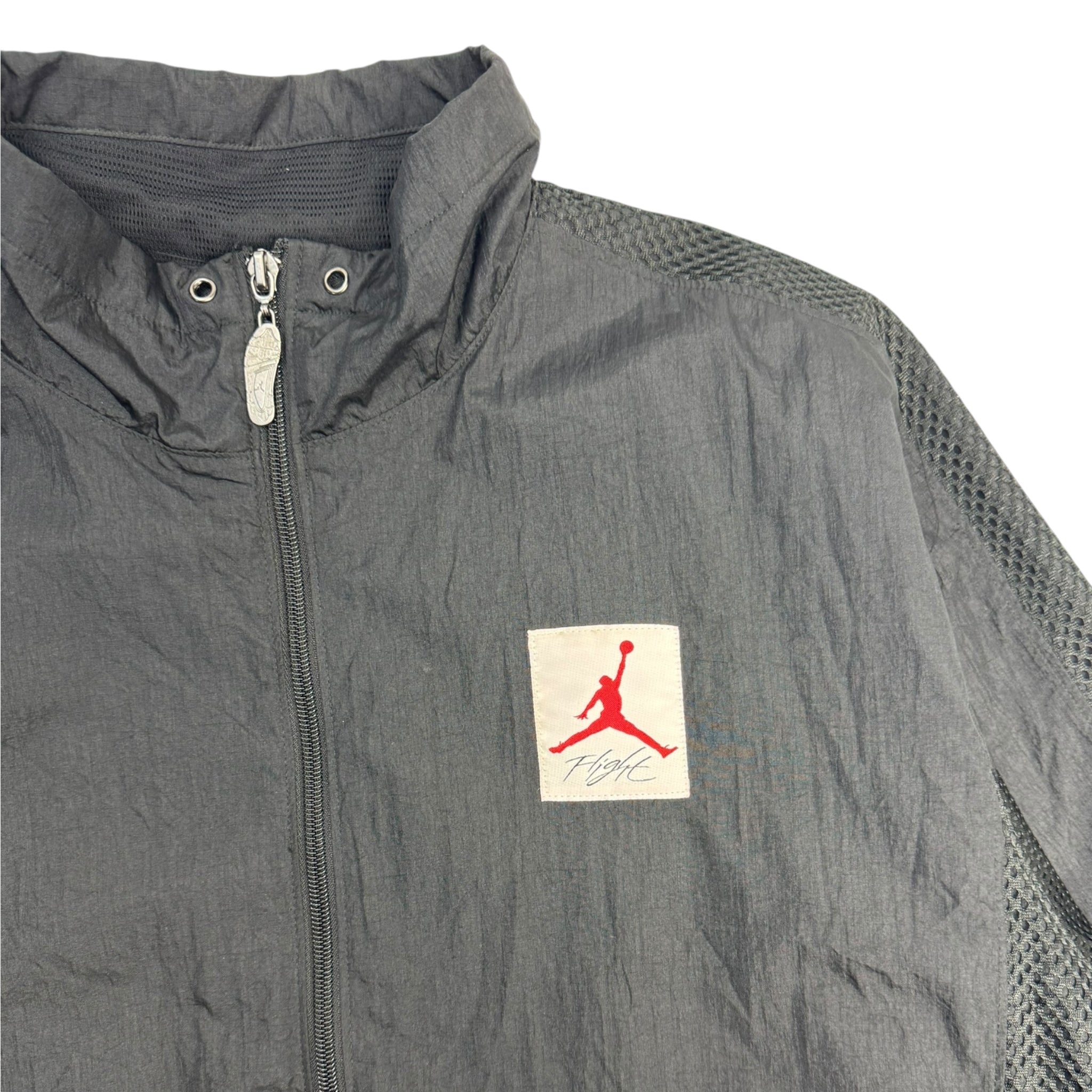 Vintage Nike Air Jordan Flight Jacket Mesh Black